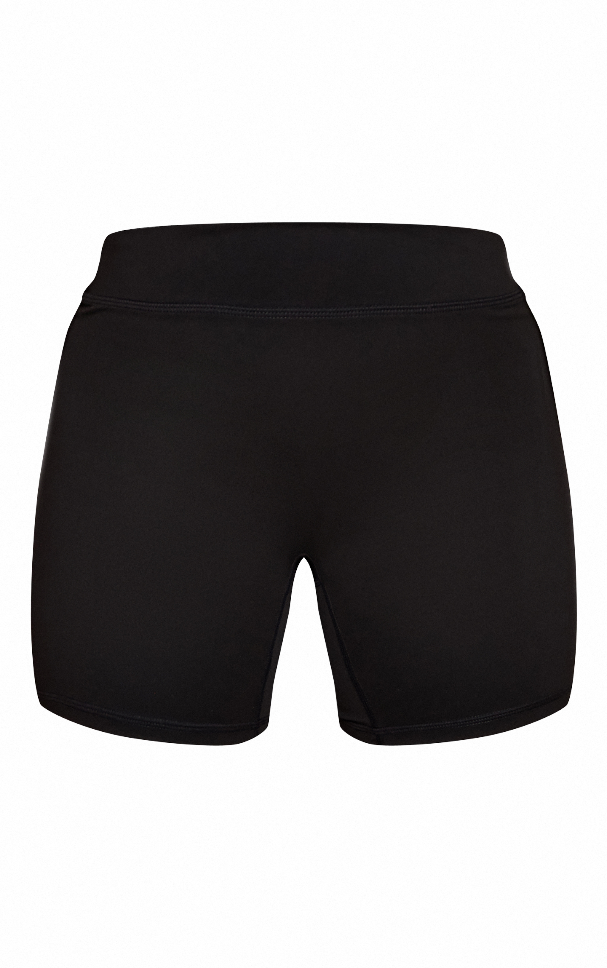 Petite Black High Waist Sculpt Gym Shorts image 6