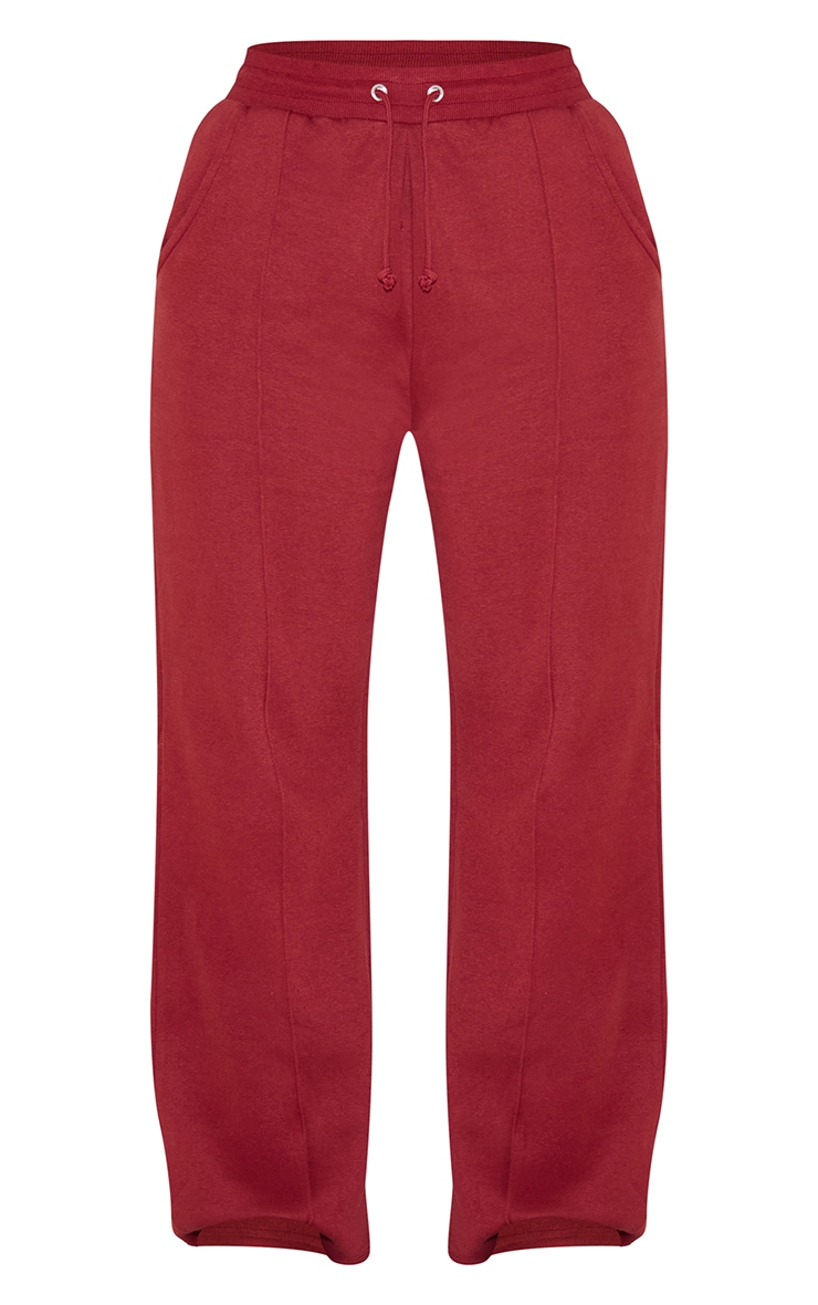 Shape Rosewood Sweat Seam Detail Wide Leg Sweatpants image 5