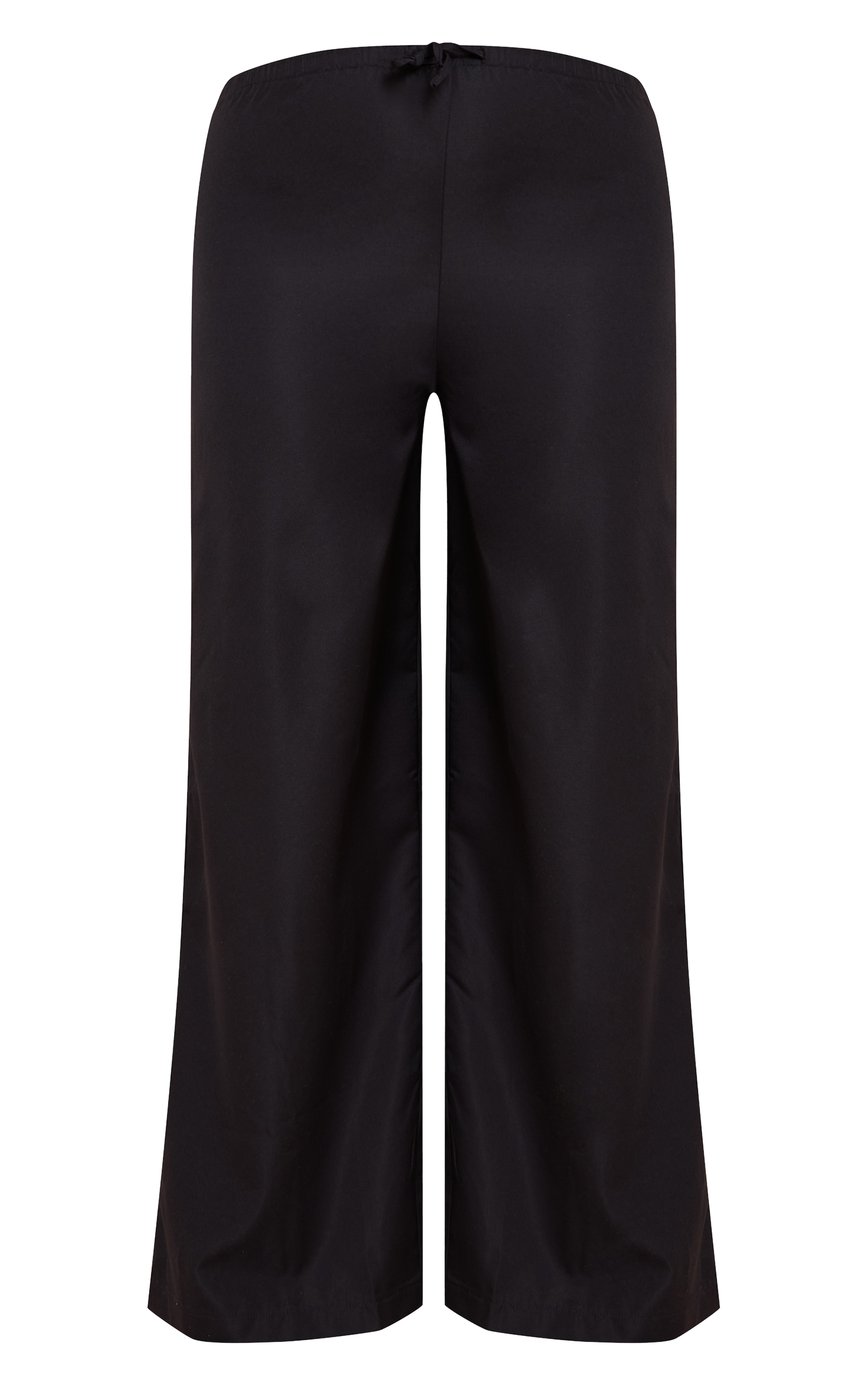 Plus Pantalon large noir à cordons ajustables image 5