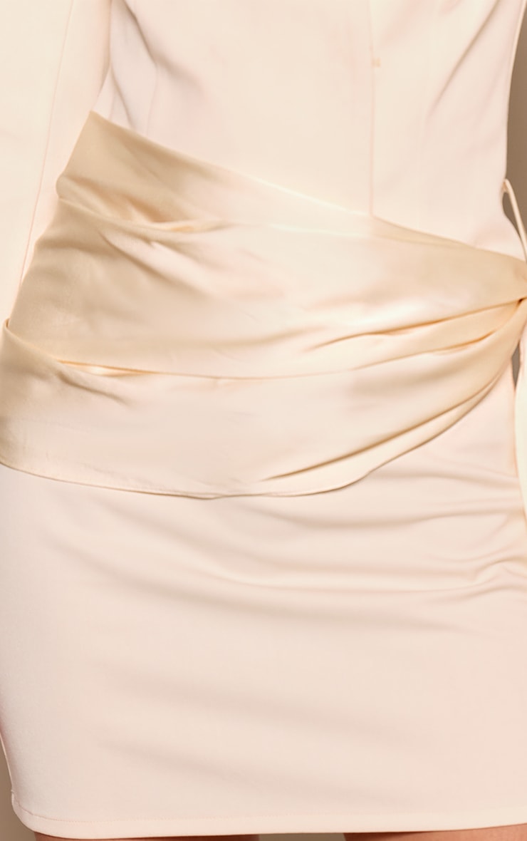 Almond Woven A-Line Mini Skirt image 5