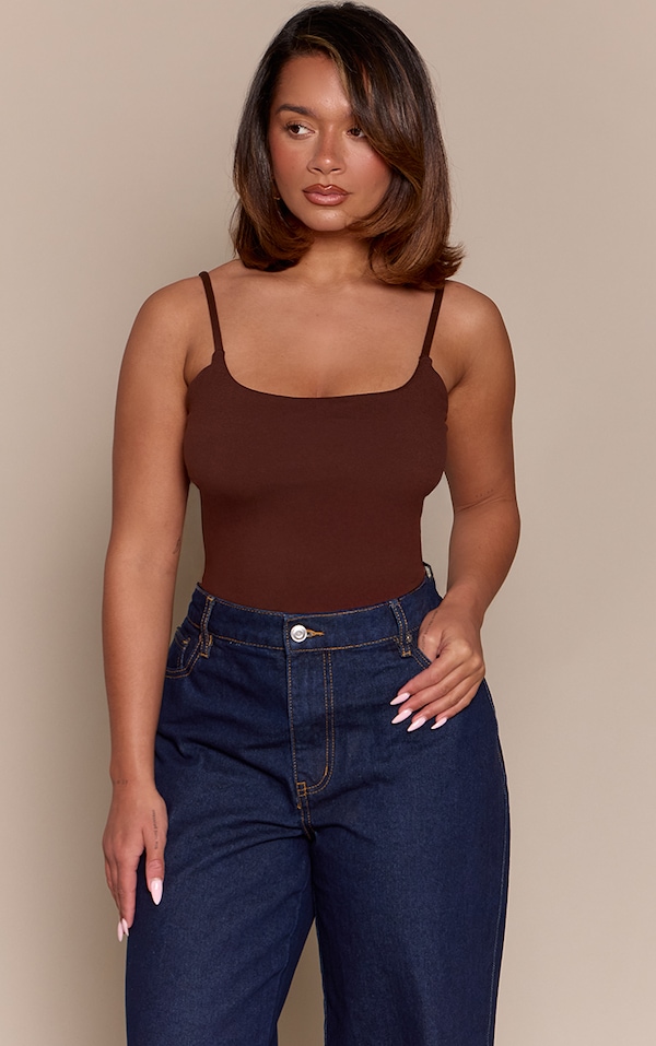 Shape Chocolate Sculpt Built In Bra Strappy Bodysuit