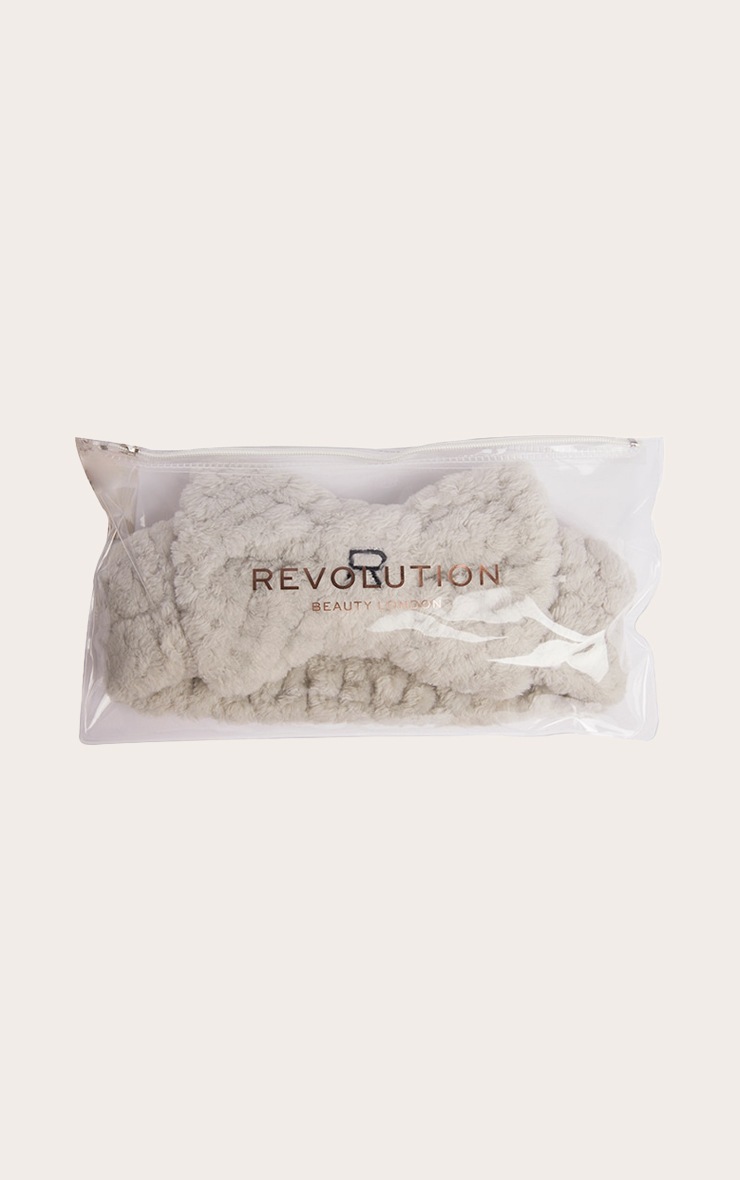 Revolution Skincare Grey Makeup Headband image 1