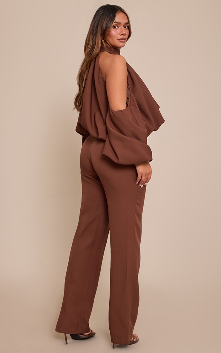 Shape Chocolate Tailored Straight Leg Pants image 3