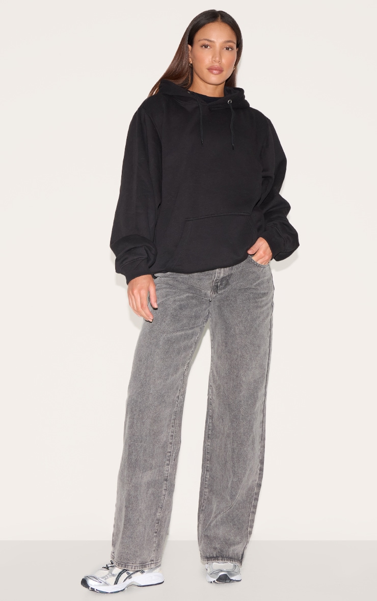Tall Black Oversized Ultimate Hoodie image 3