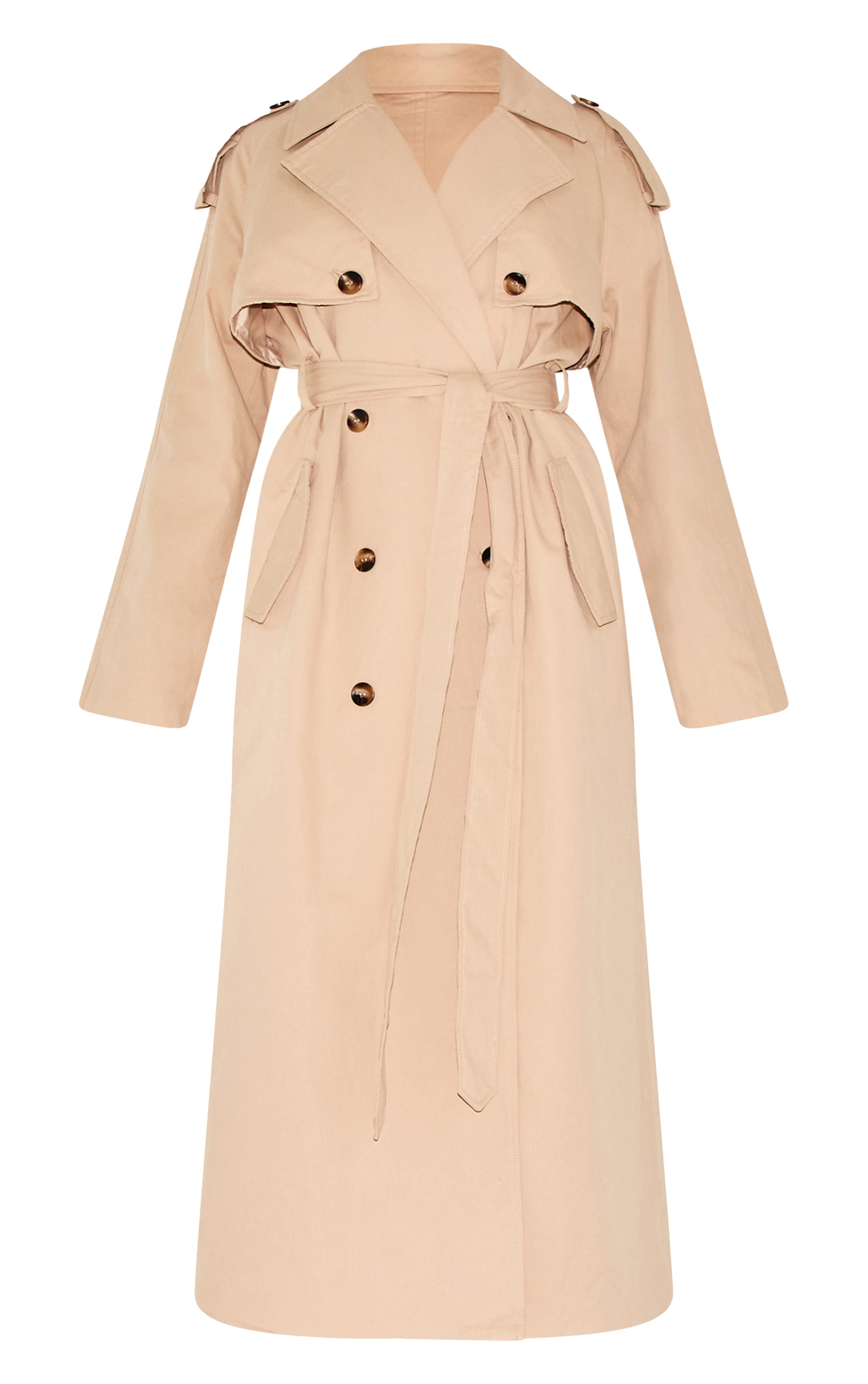 ジャケット・アウター loose double breasted trench coat Honeeladyy Mans Double Breasted Trench Coat,Oversized Solid