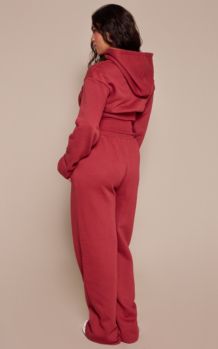 Shape Rosewood Sweat Seam Detail Wide Leg Joggers image 3