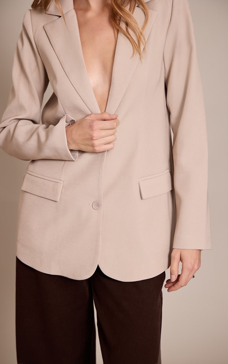 Stone Oversized Longline Blazer image 4
