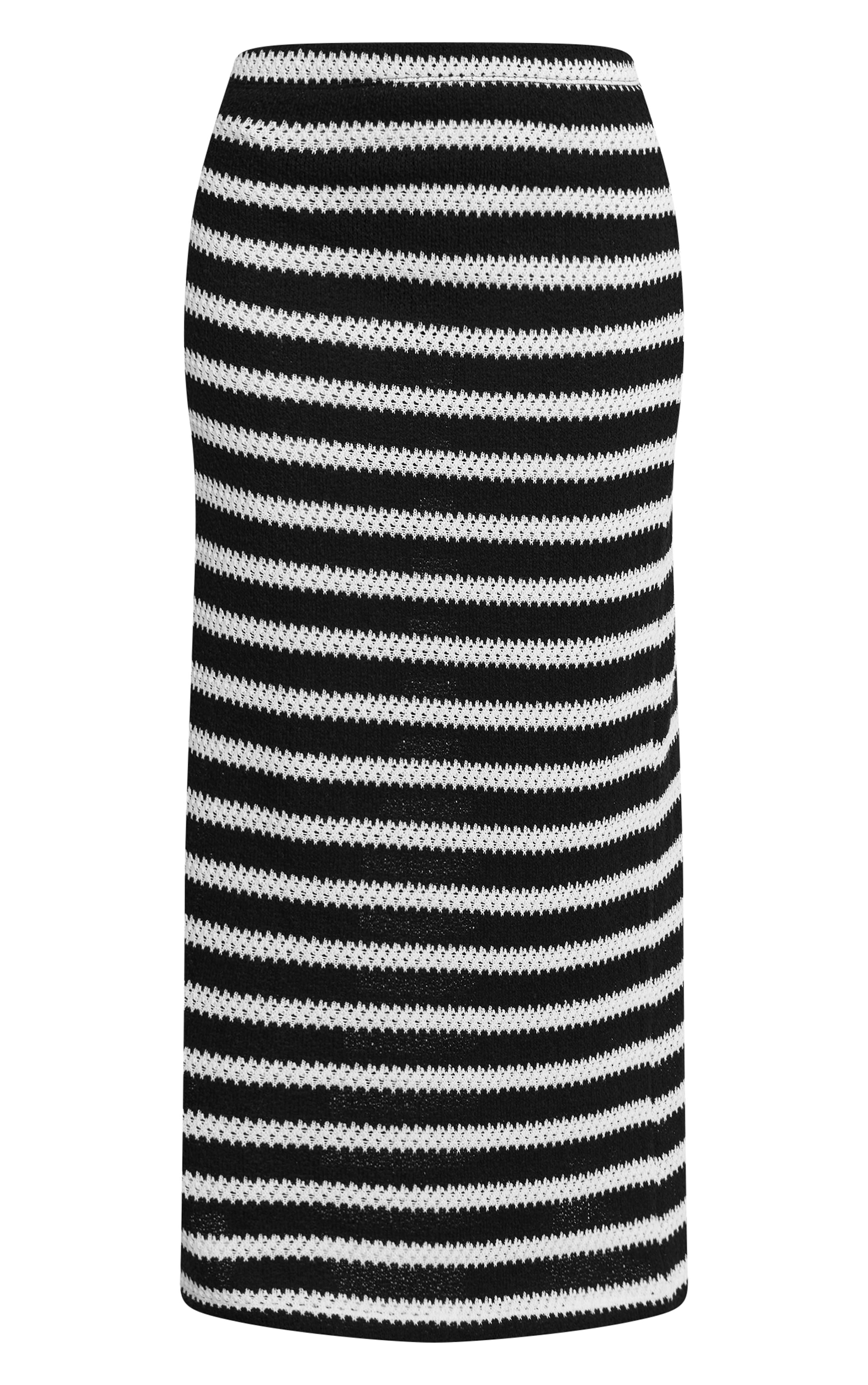 Petite Multi Crochet Stripe Maxi Skirt image 5