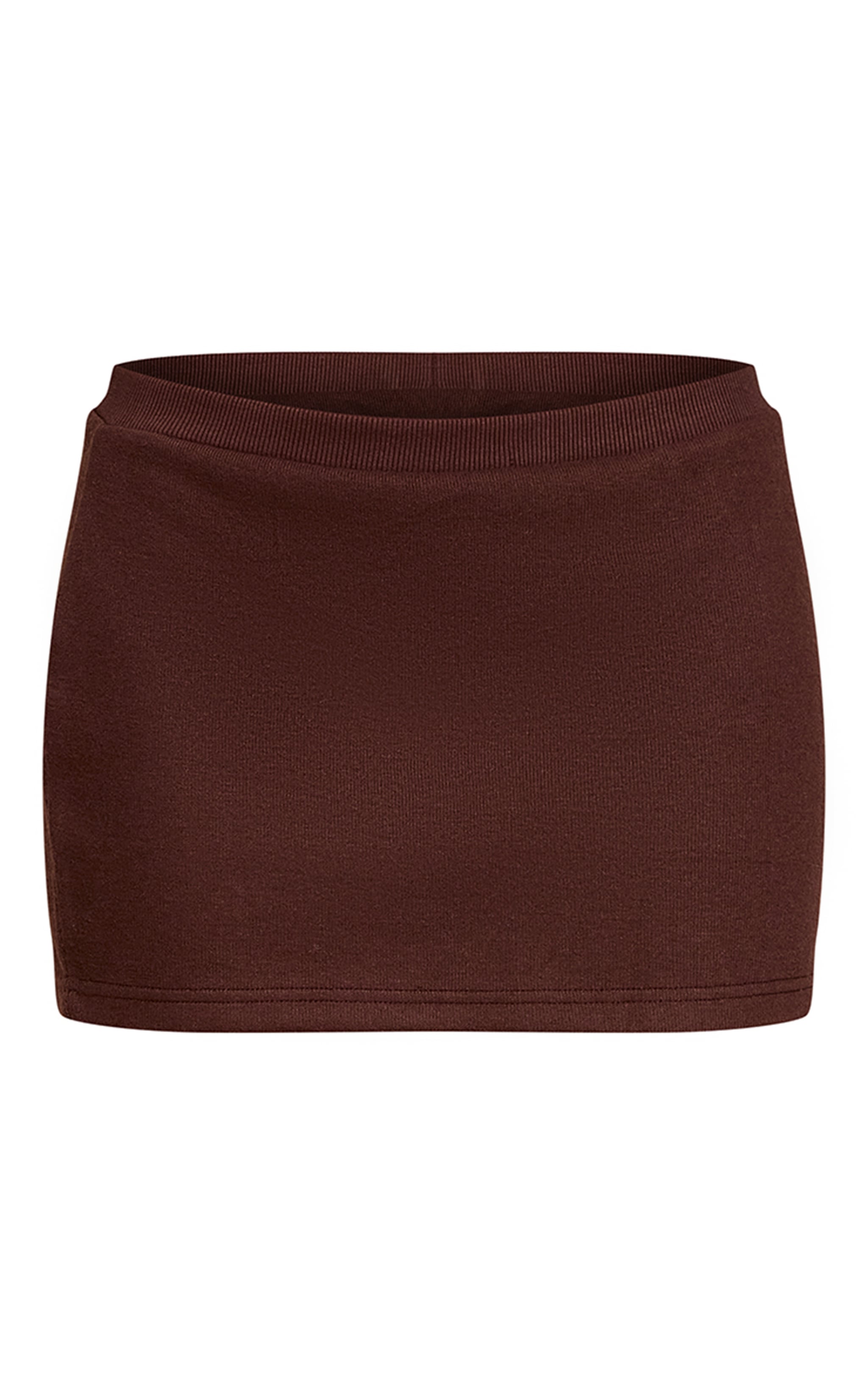 Dark Brown Super Soft Mid Rise Mini Skirt image 6