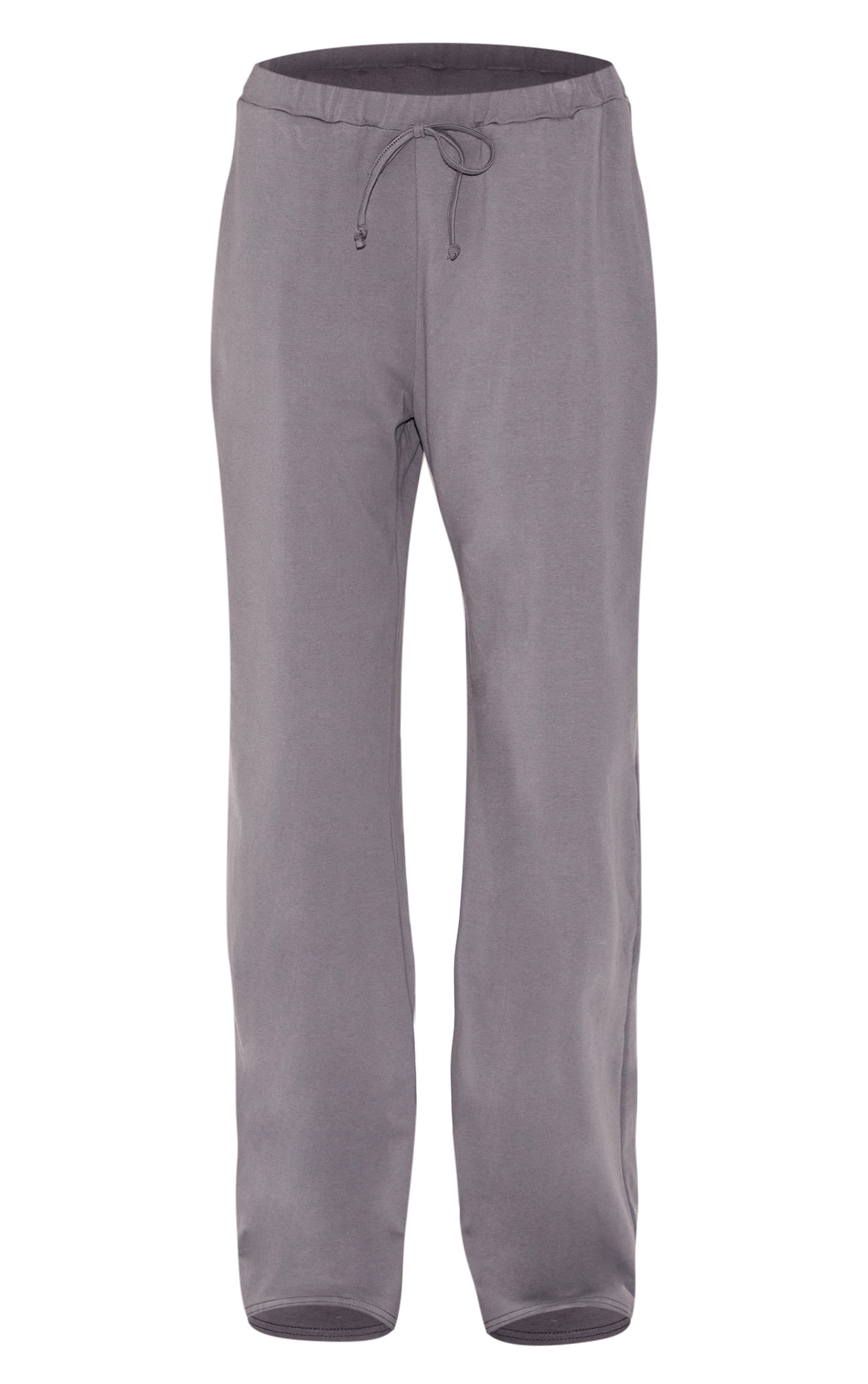 Pantalon large en coton gris anthracite image 5