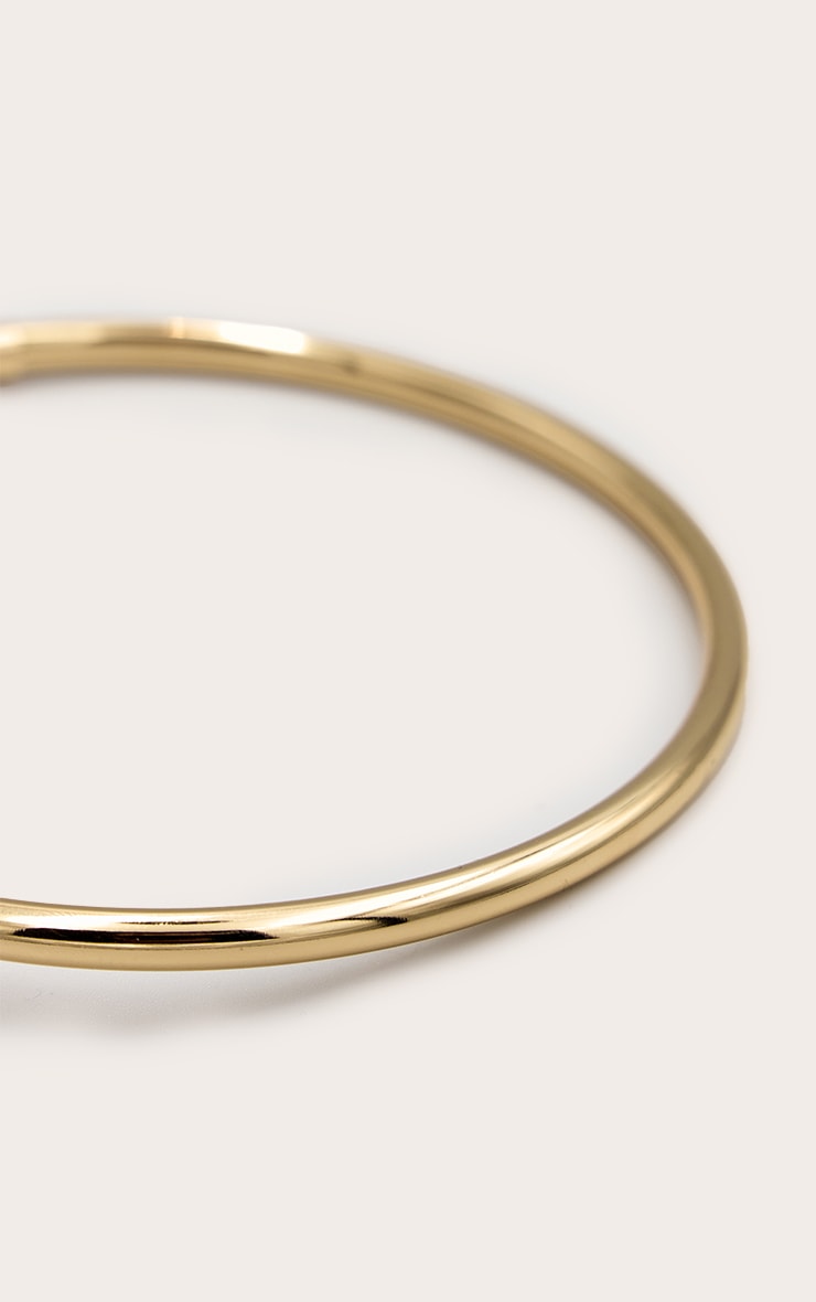 Gold Metal Bar Choker image 2