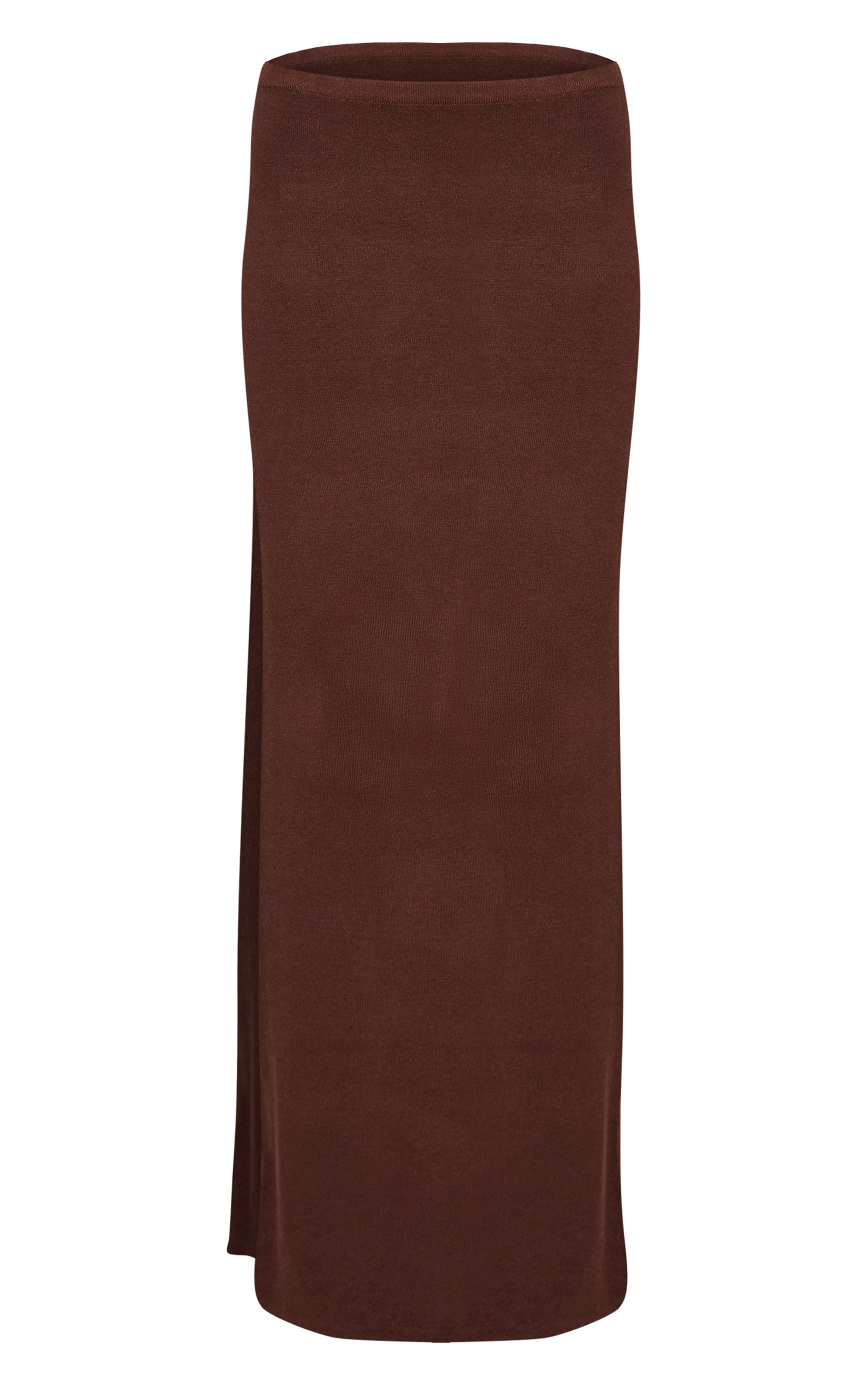 Chocolate Knitted Maxi Skirt  image 5