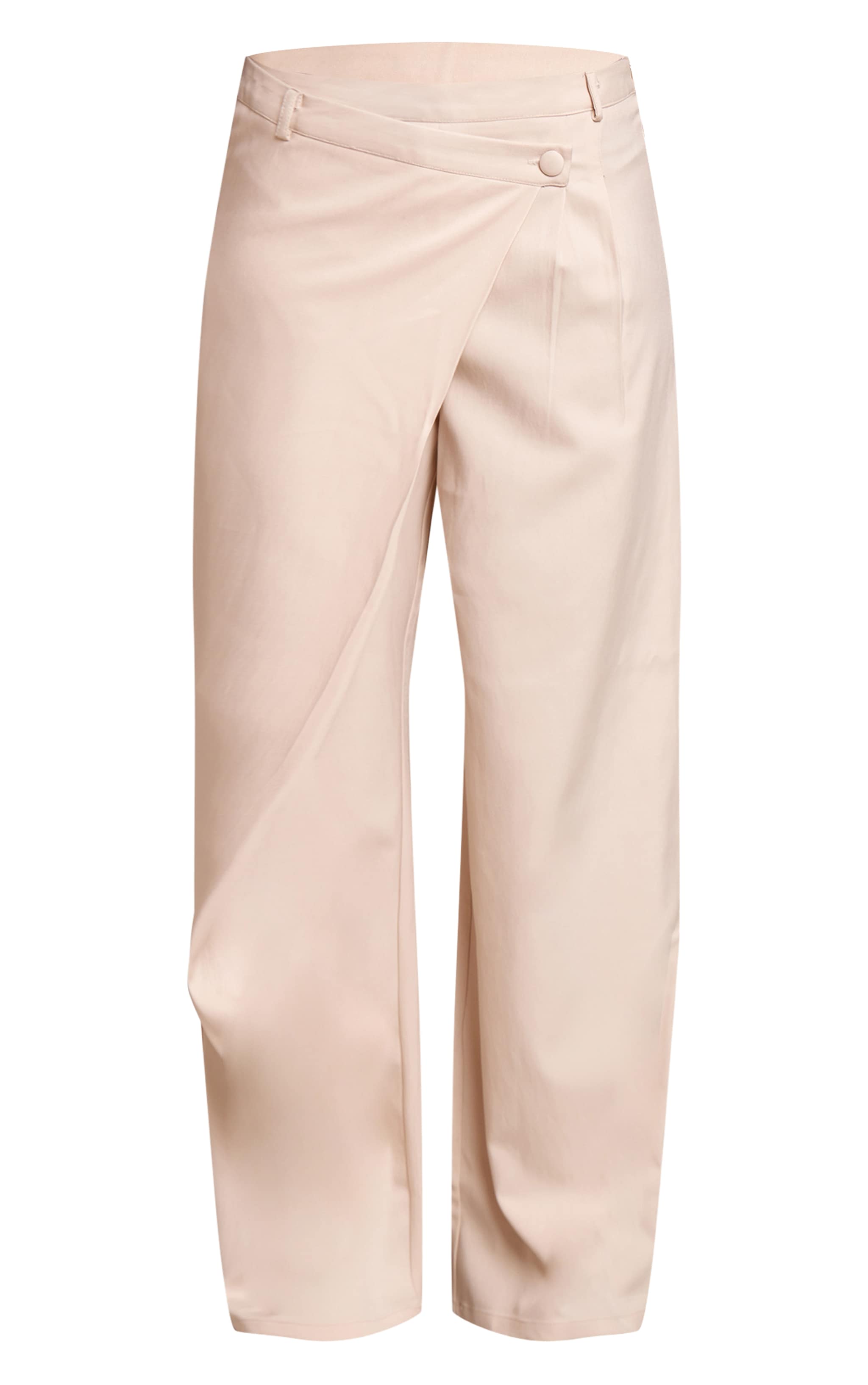 Stone Woven Wrap Front Pants image 5