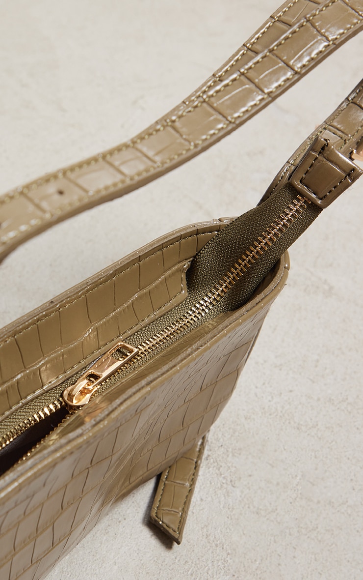 Olive Buckle Strap Shoulder Bag PrettyLittleThing