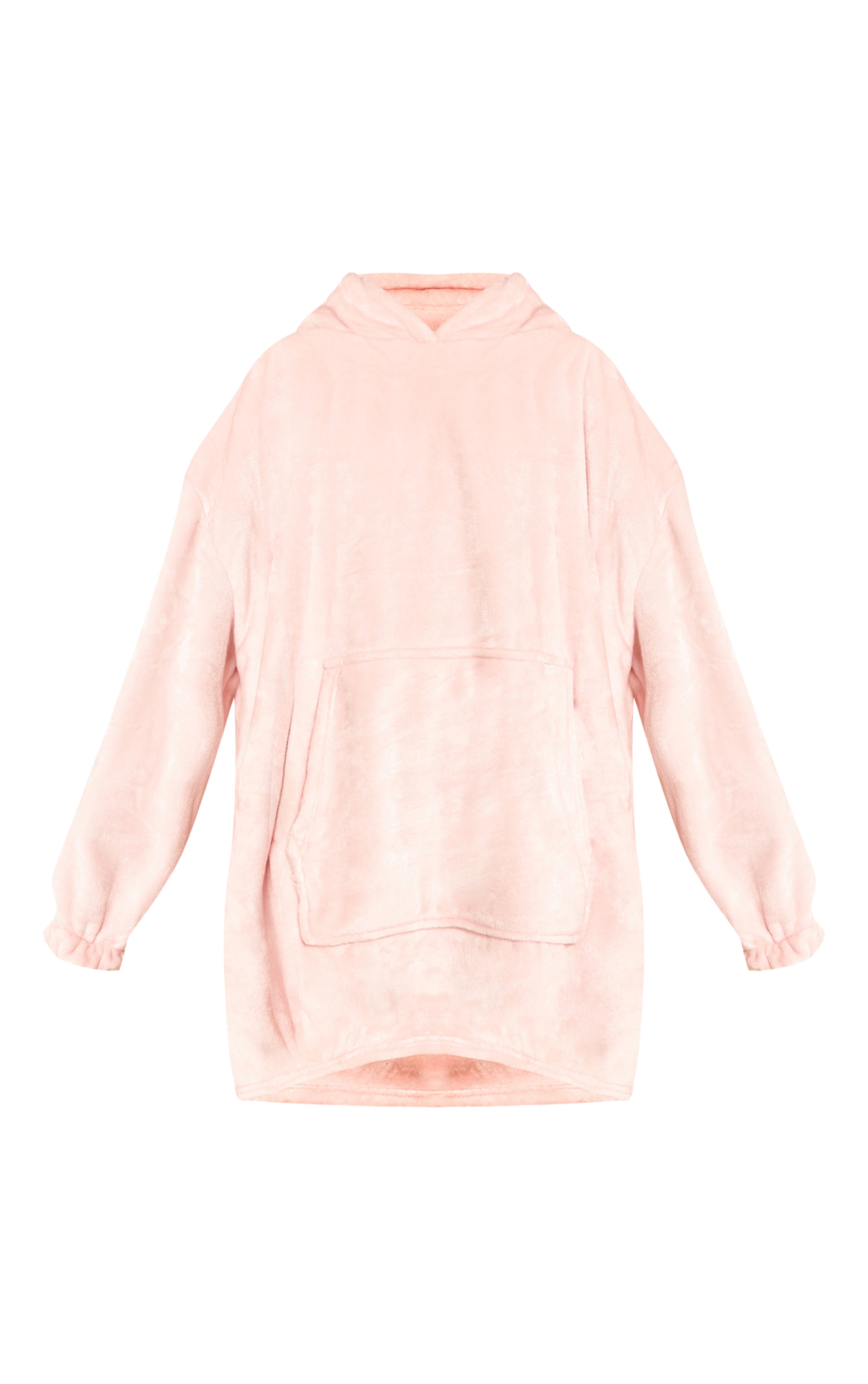 Pink Fleece Lined Hooded Oodie image 5
