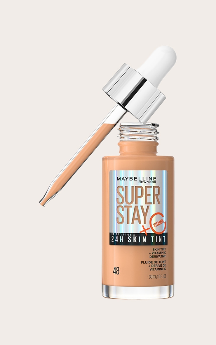 Maybelline Super Stay up to 24H Skin Tint Foundation + Vitamin C* - Shade 48 image 1