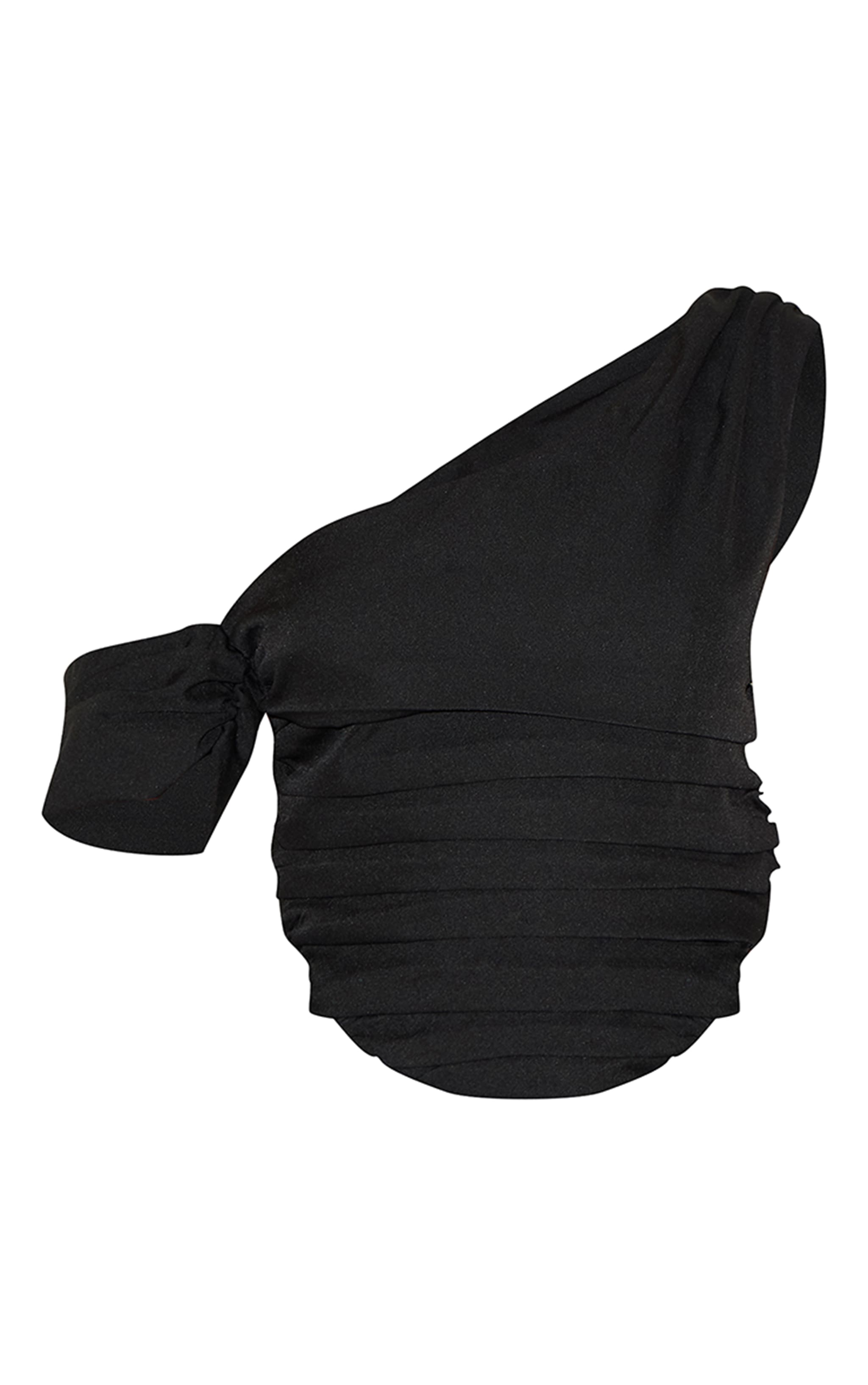 Black Woven Drape Corset image 5
