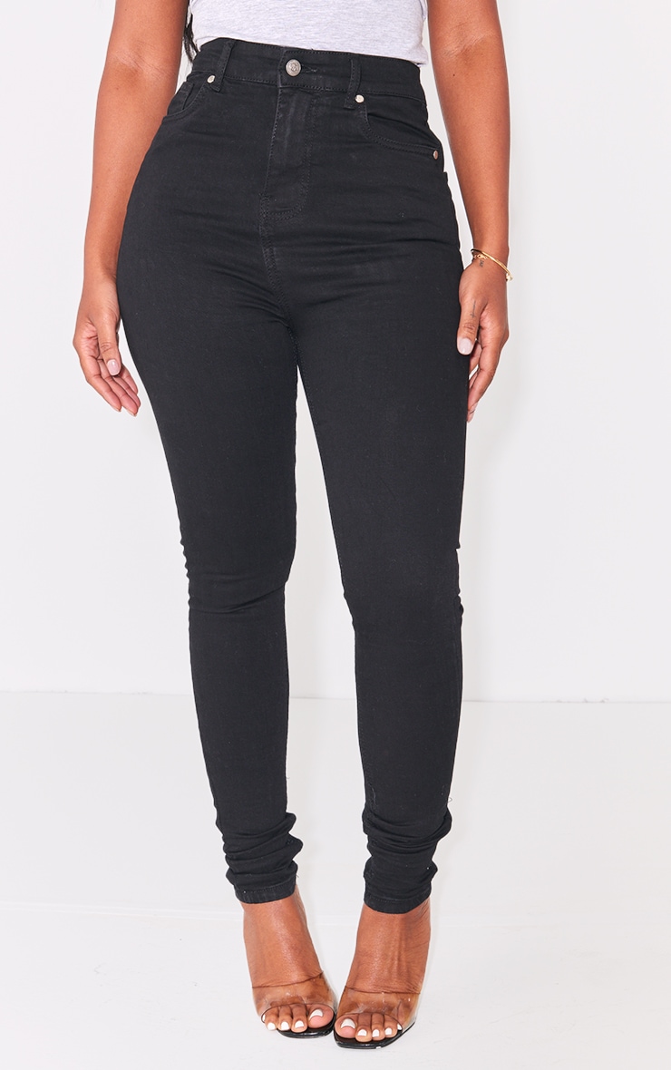 Shape Black Disco Skinny Jeans image 2