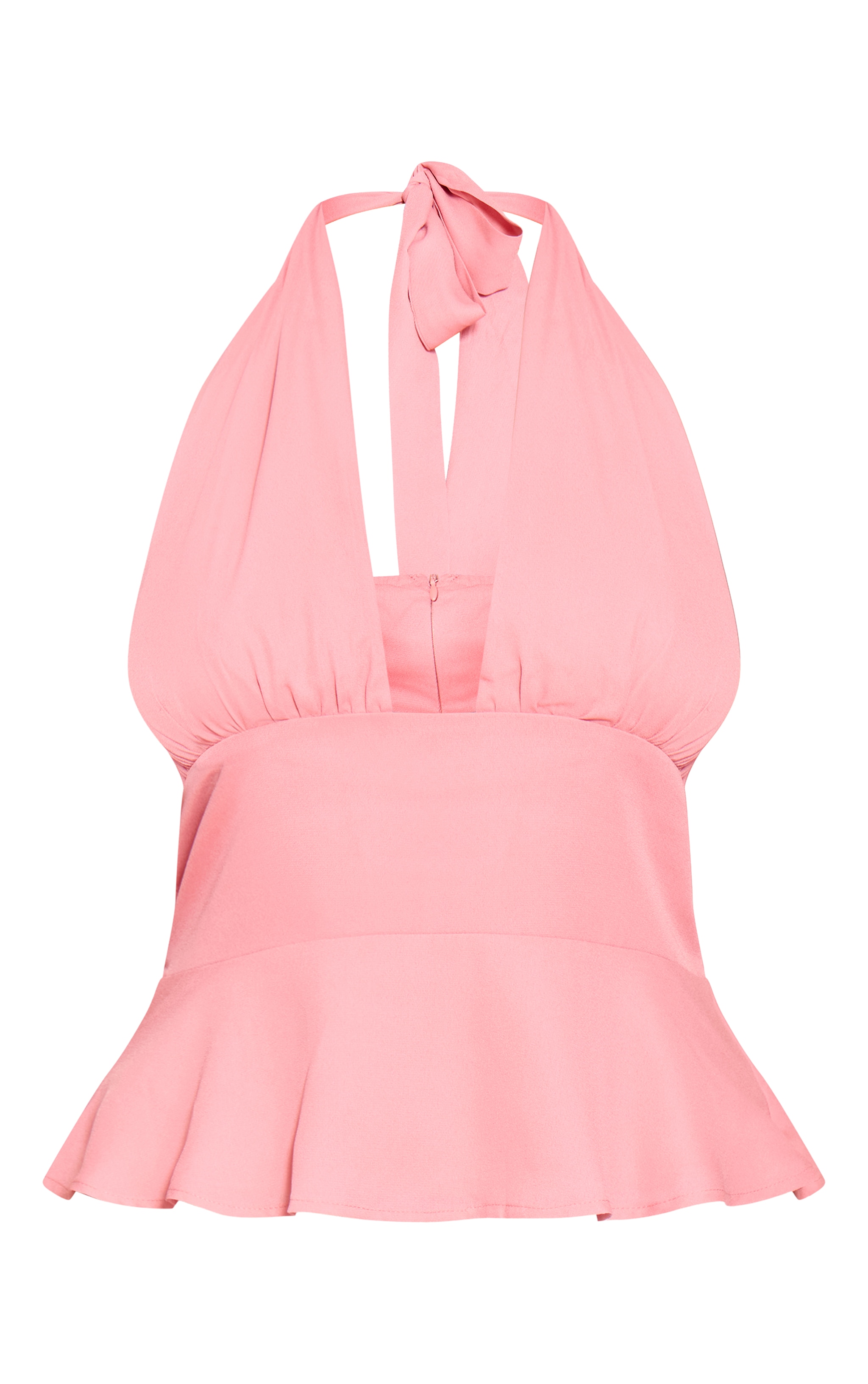 Shape DARK ROSE Chiffon Plunge Halterneck Top image 5