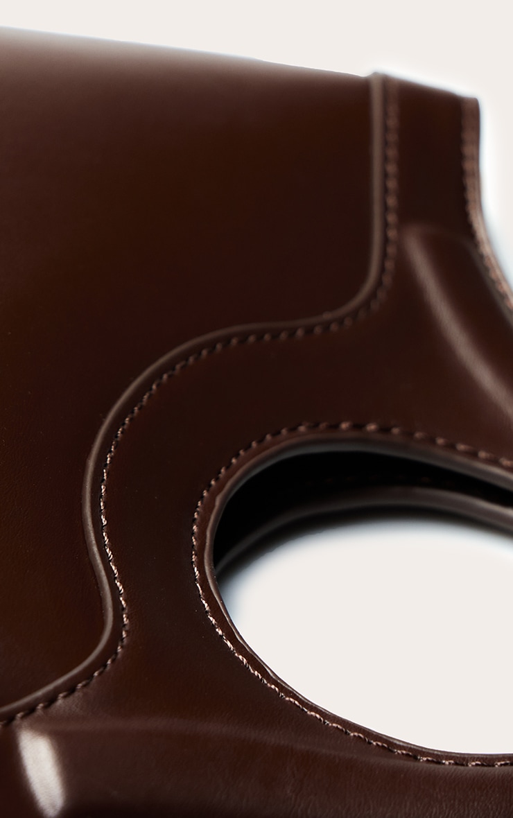 Chocolate Crescent Cross Body Hand Bag image 5