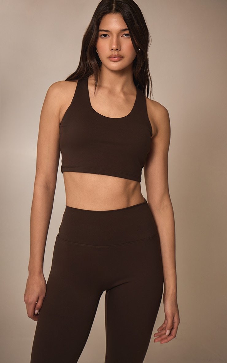 Espresso Ultimate Sculpt High Waist Gym Leggings image 4
