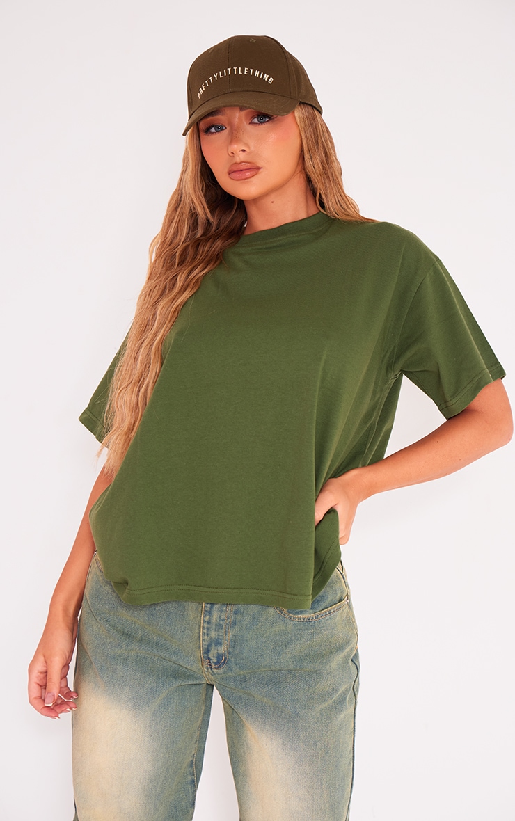  Forest Green Boxy Oversized T Shirt image 4