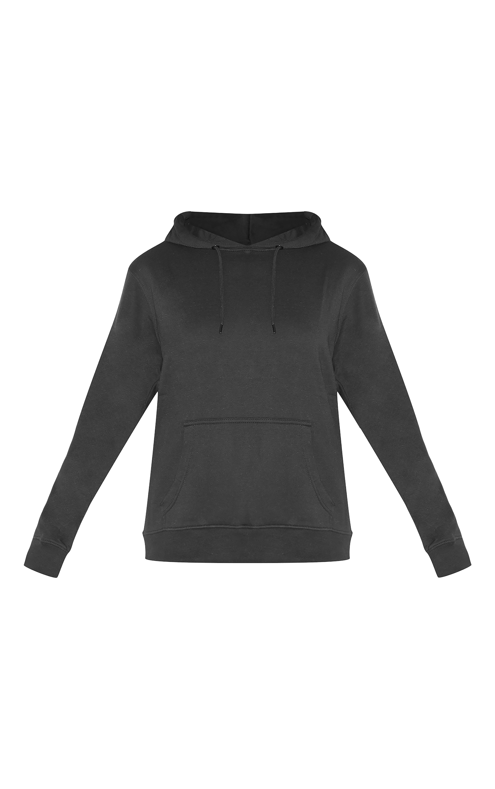 Black Oversized Fitted Hoodie image 5