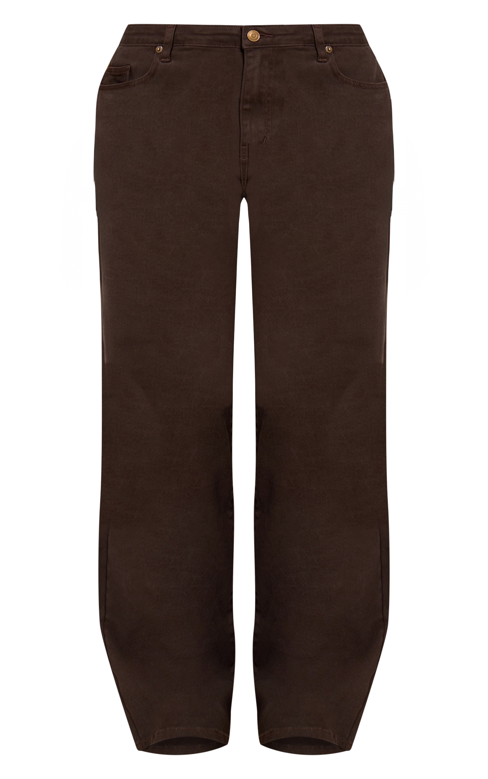 Shape Chocolate Wide Leg Denim Jeans image 5