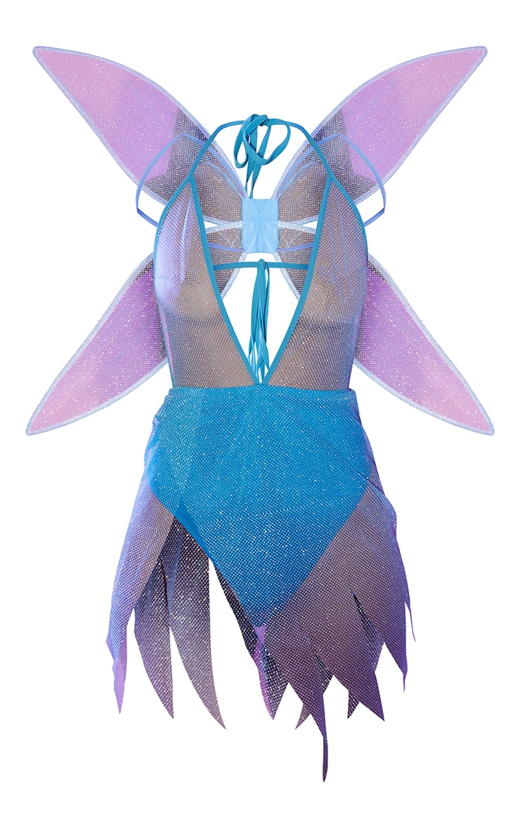 Blue Pixie Fancy Dress Costume image 5