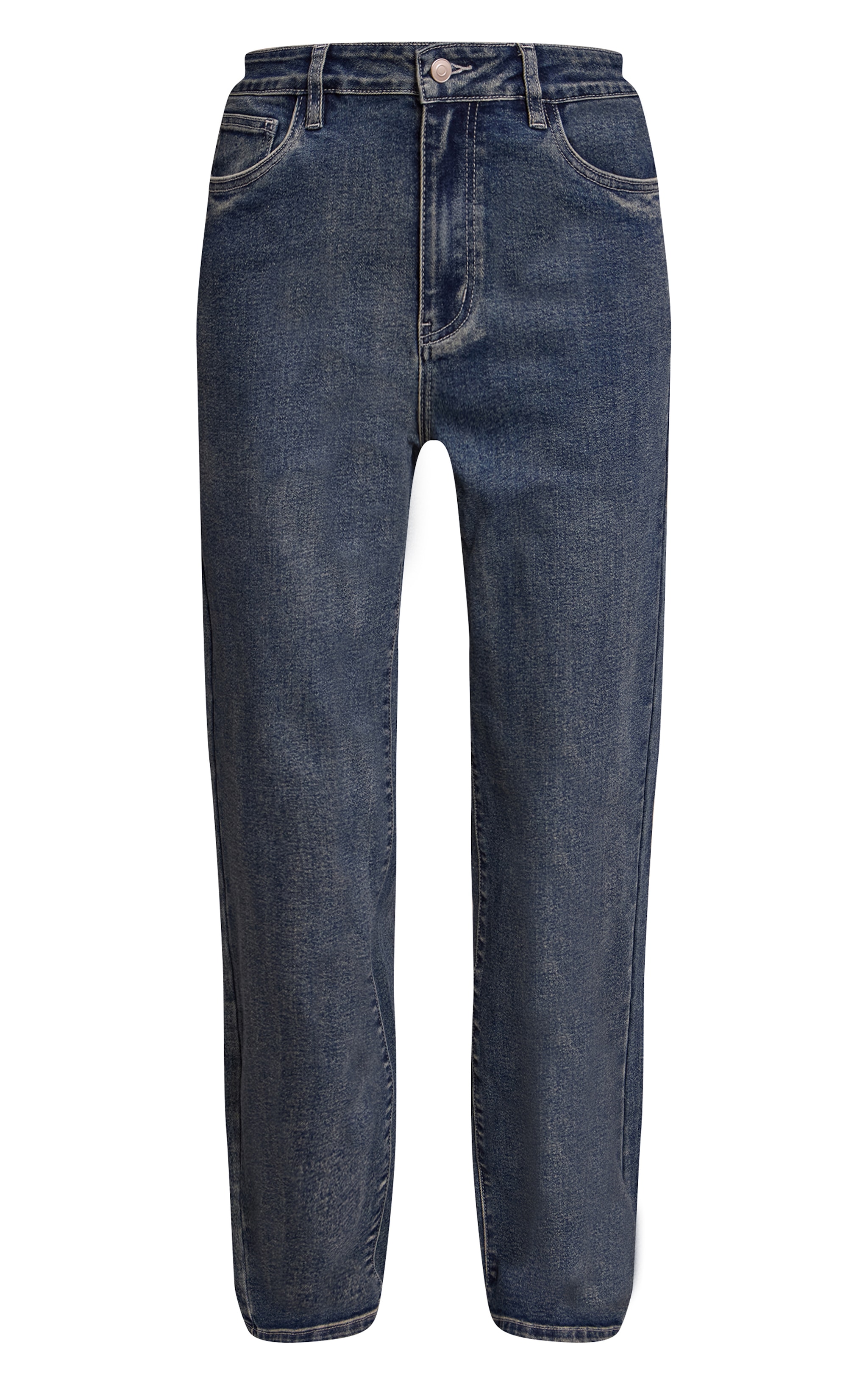 Vintage Mid Waist Comfort Stretch Straight Leg Jeans image 5