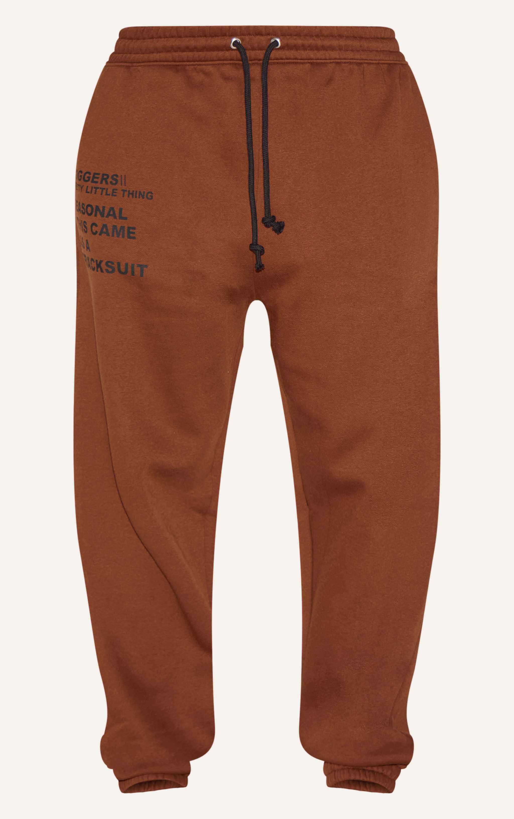 PRETTYLITTLETHING Plus Chocolate Graphic Print Sweatpants image 5
