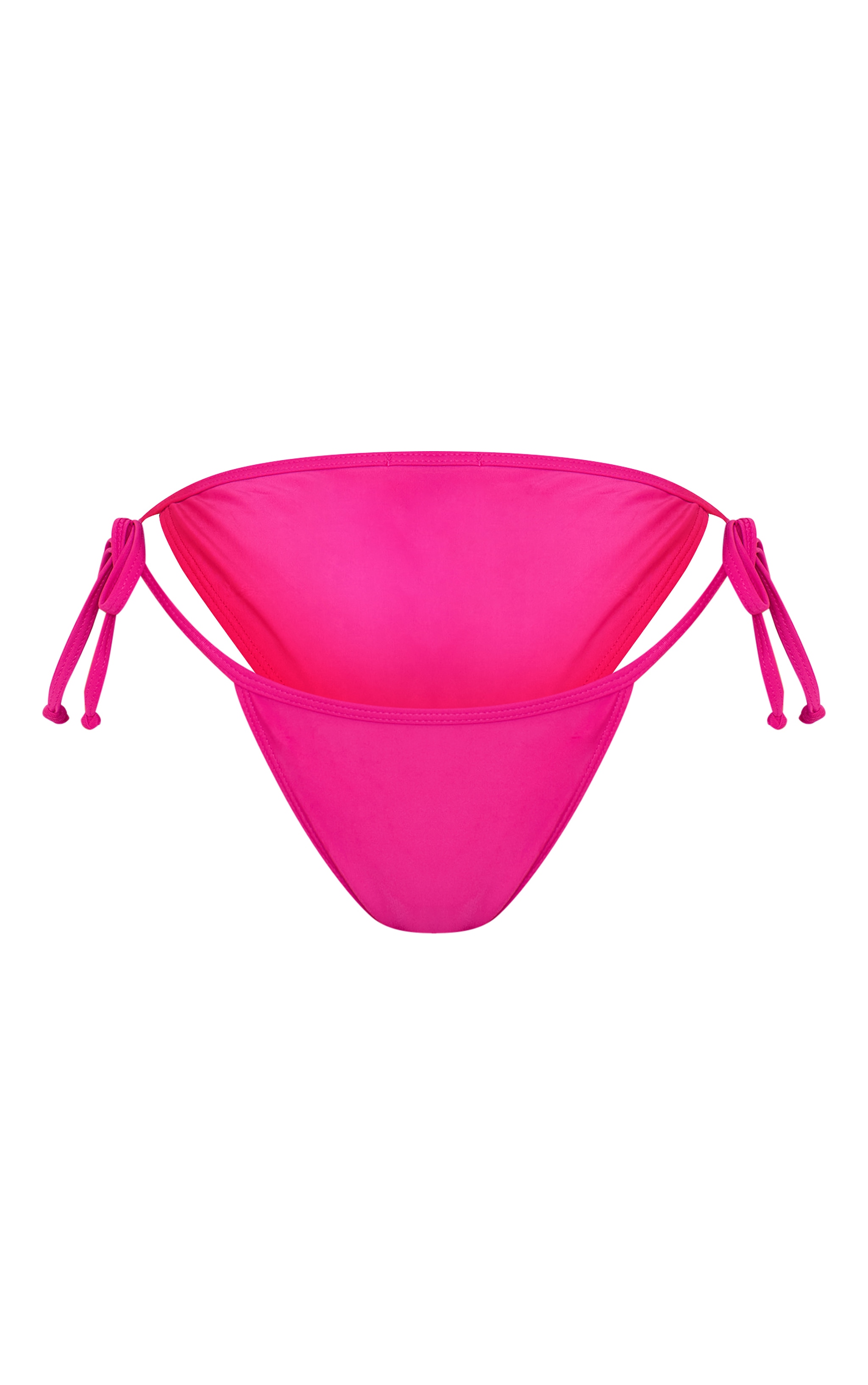 Fuchsia Mix & Match Triangle Bikini Top image 5