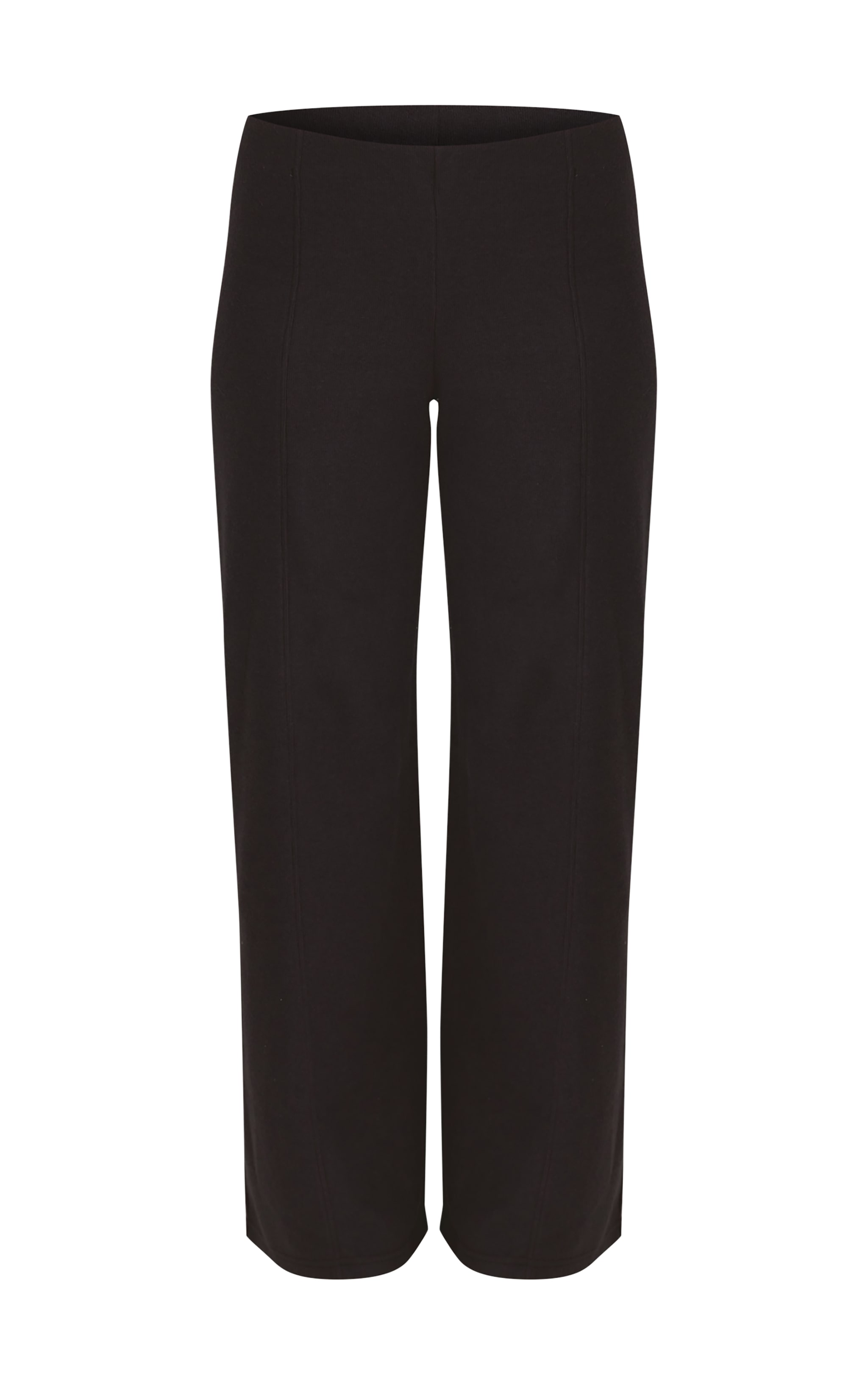 Pantalon large doux bleu marine à pinces image 5