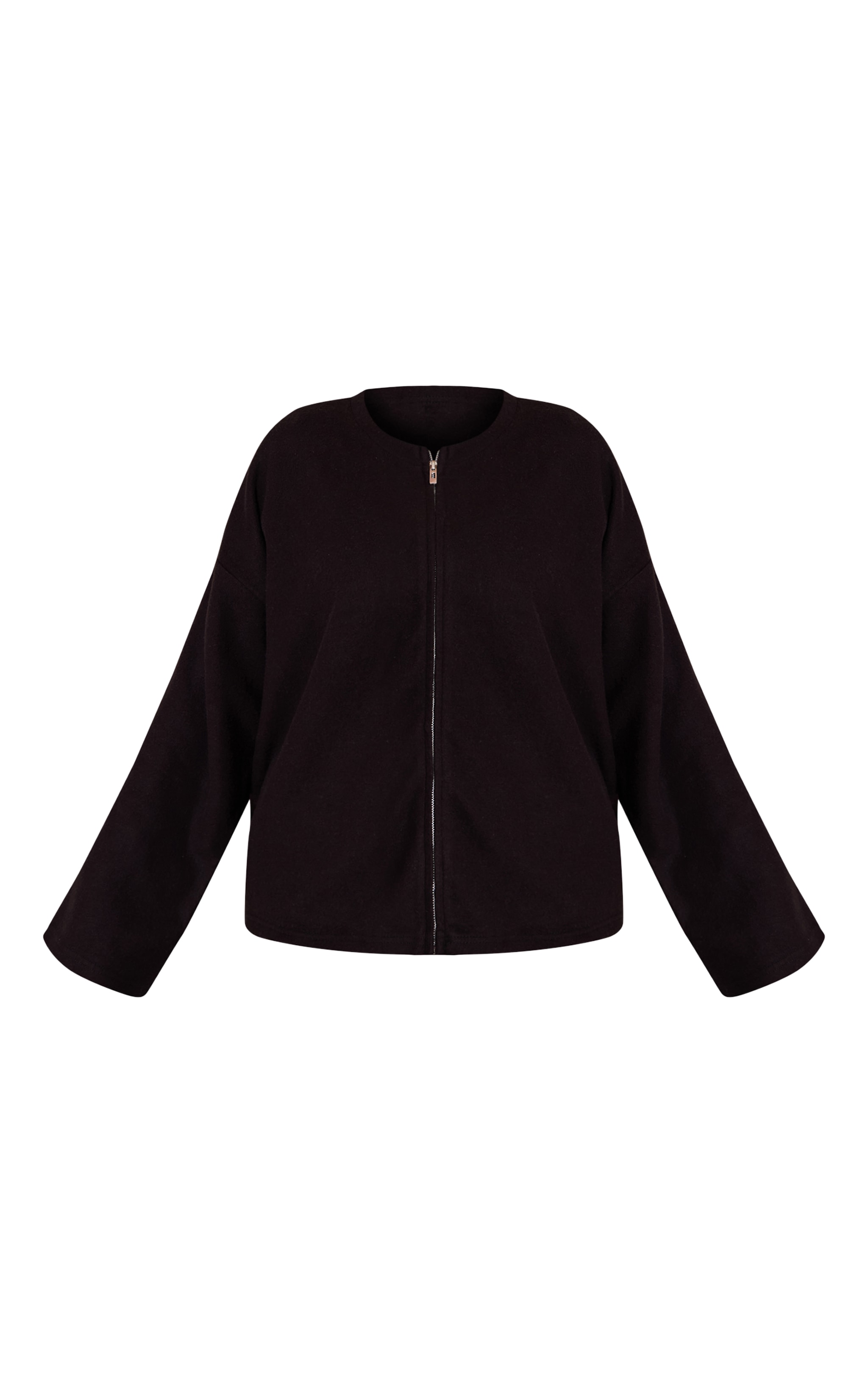 Plus Sweat doux noir à zip image 5