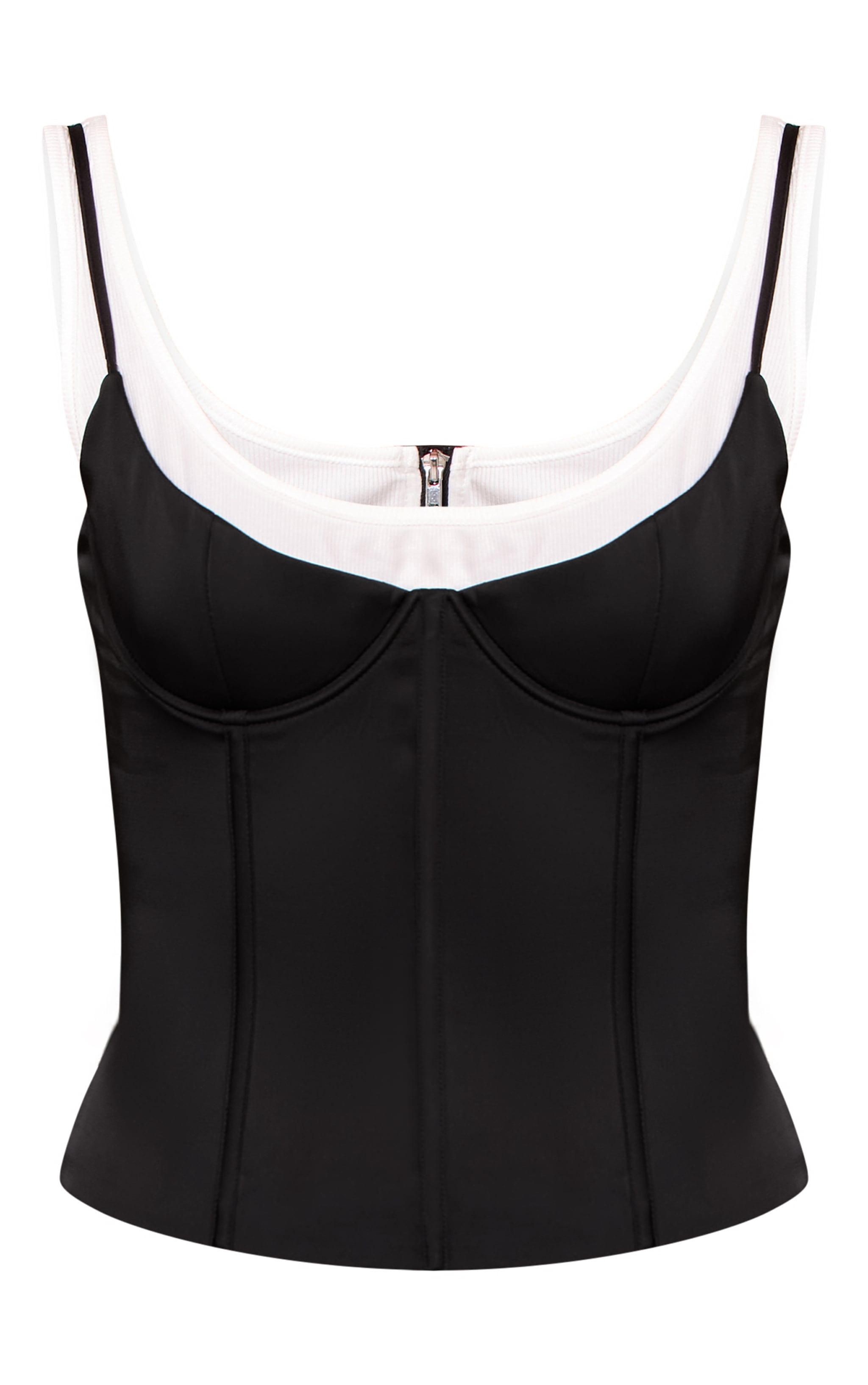 Black Double Layer Corset  image 5