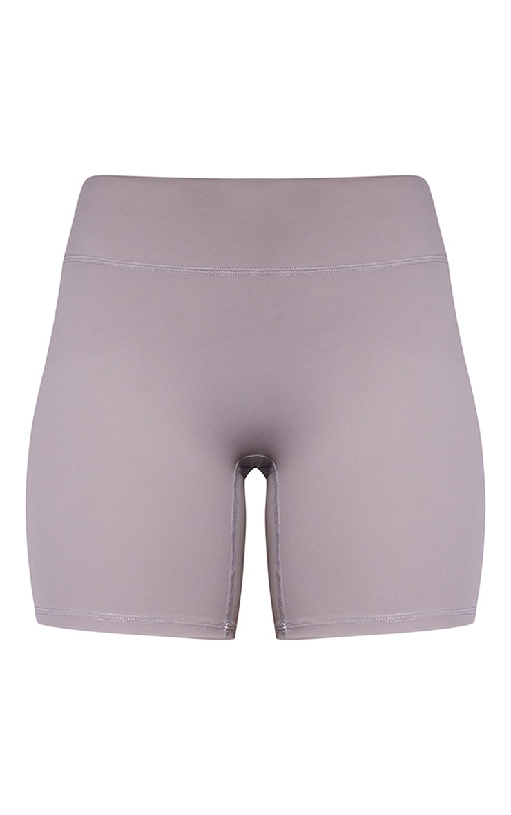 Taupe Ultimate Sculpt High Waist Gym Shorts image 5