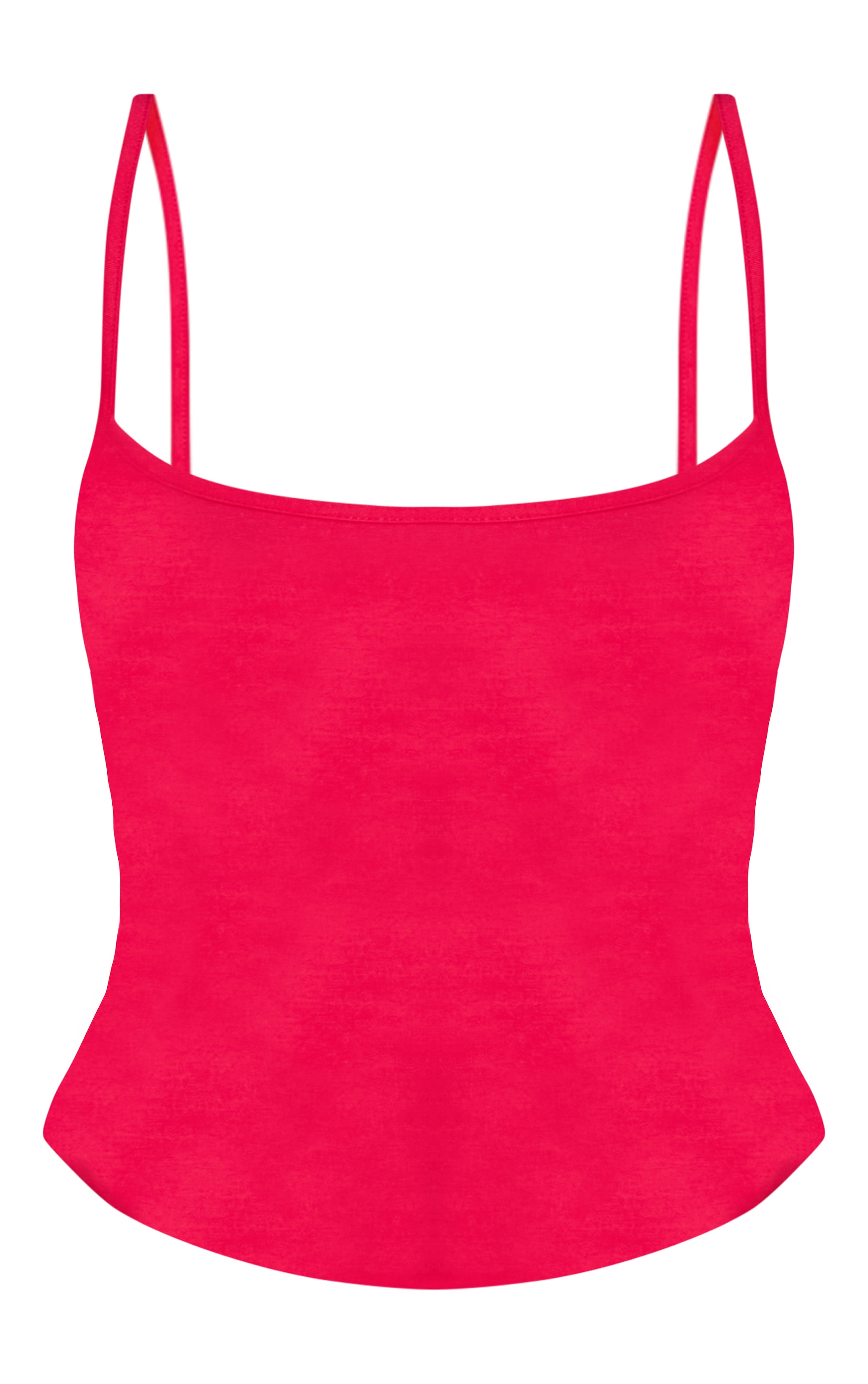 Petite Fuschia Soft Cotton Strappy Vest Top image 5
