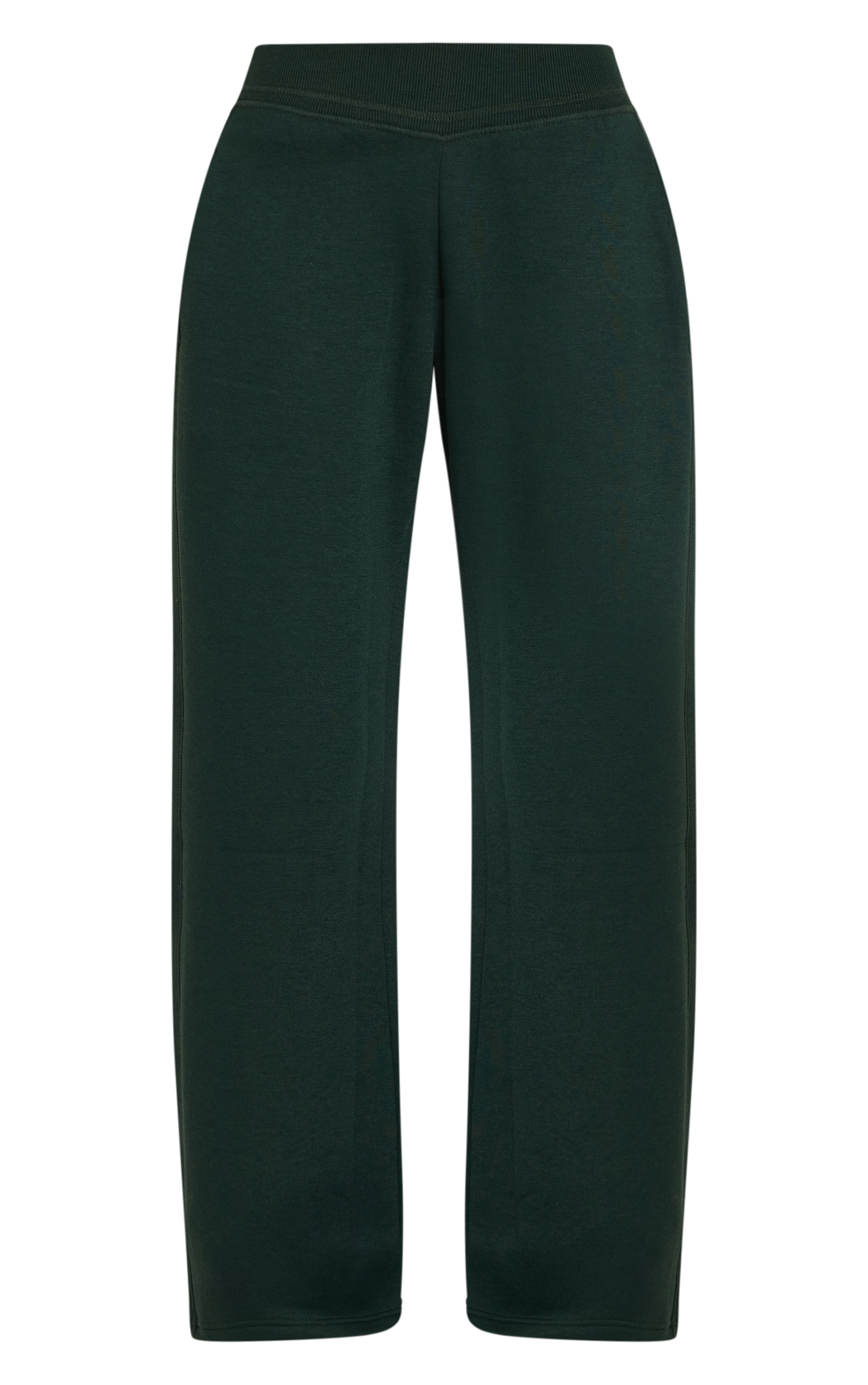 Forest Green Low Rise Straight Leg Sweatpants image 5
