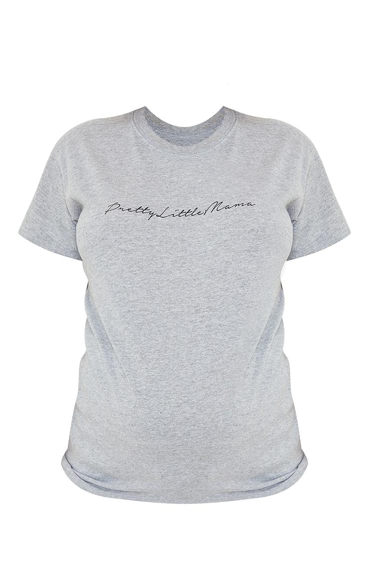 PRETTYLITTLETHING Maternité Tee-shirt de grossesse gris image 5