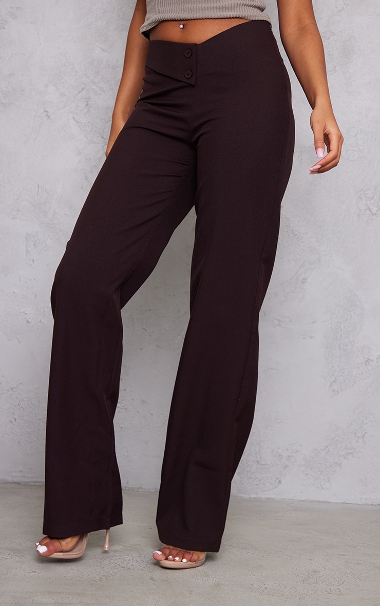 Tall Chocolate V Front Pants image 1