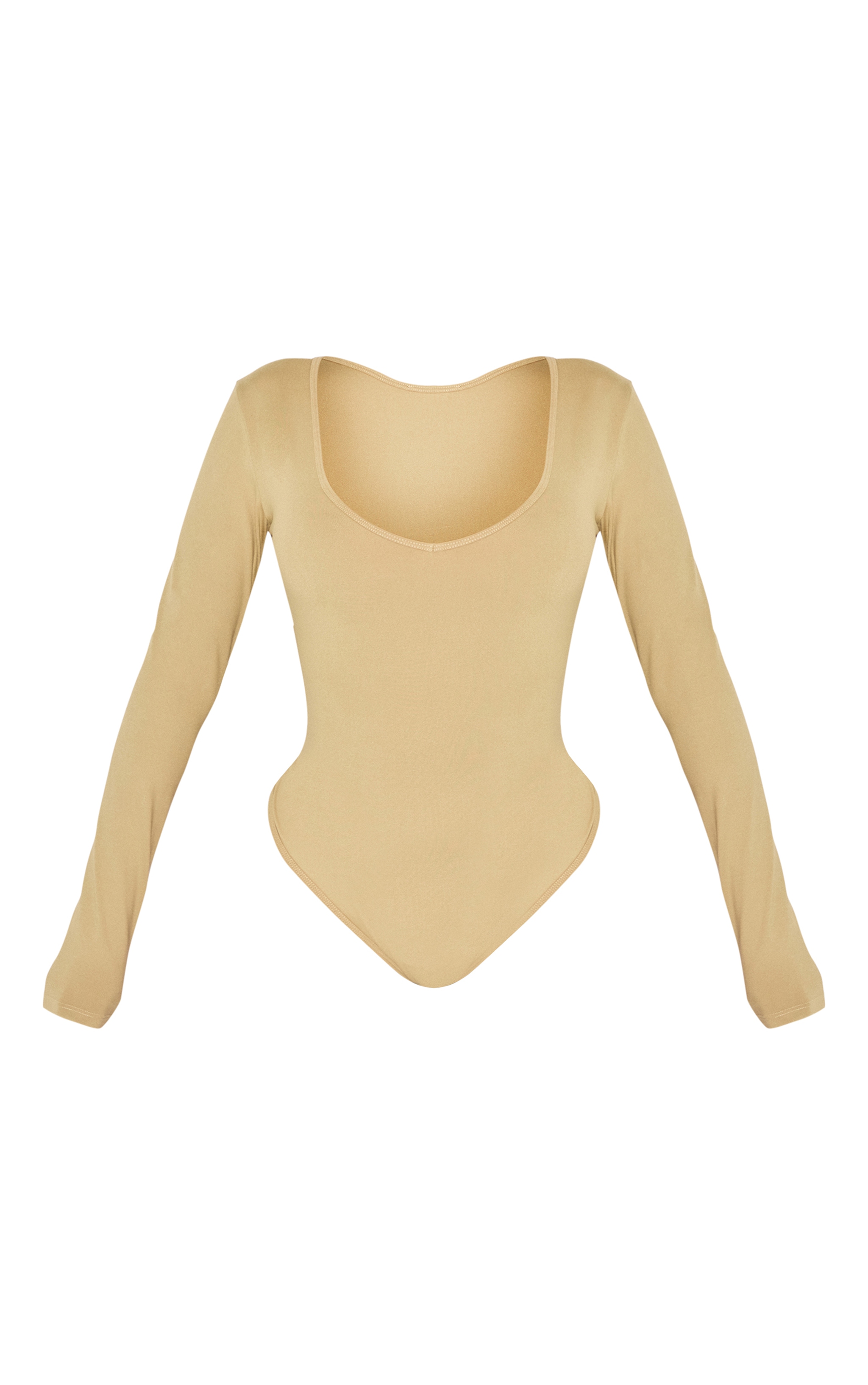 Shape Stone Sculpted V Neck Long Sleeve Bodysuit | Shape