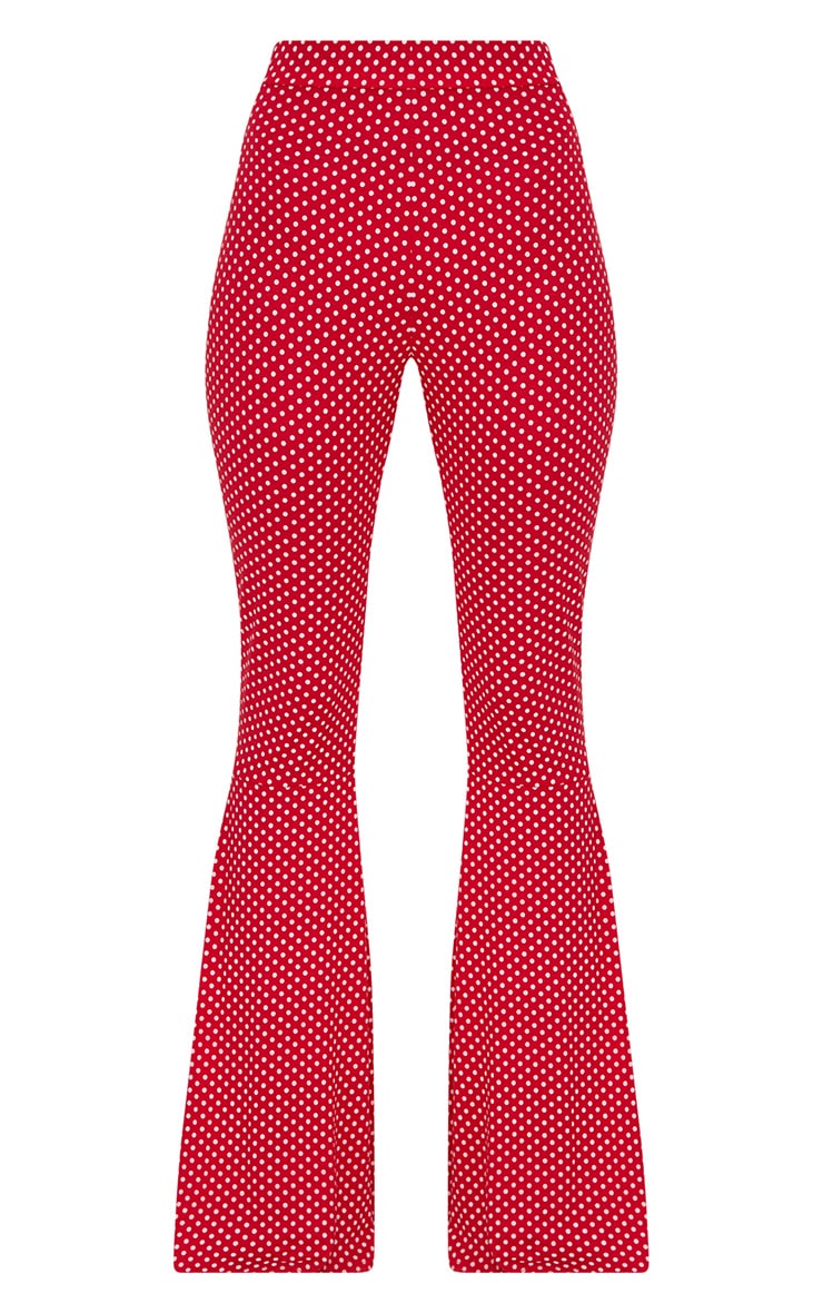 flared pants dots