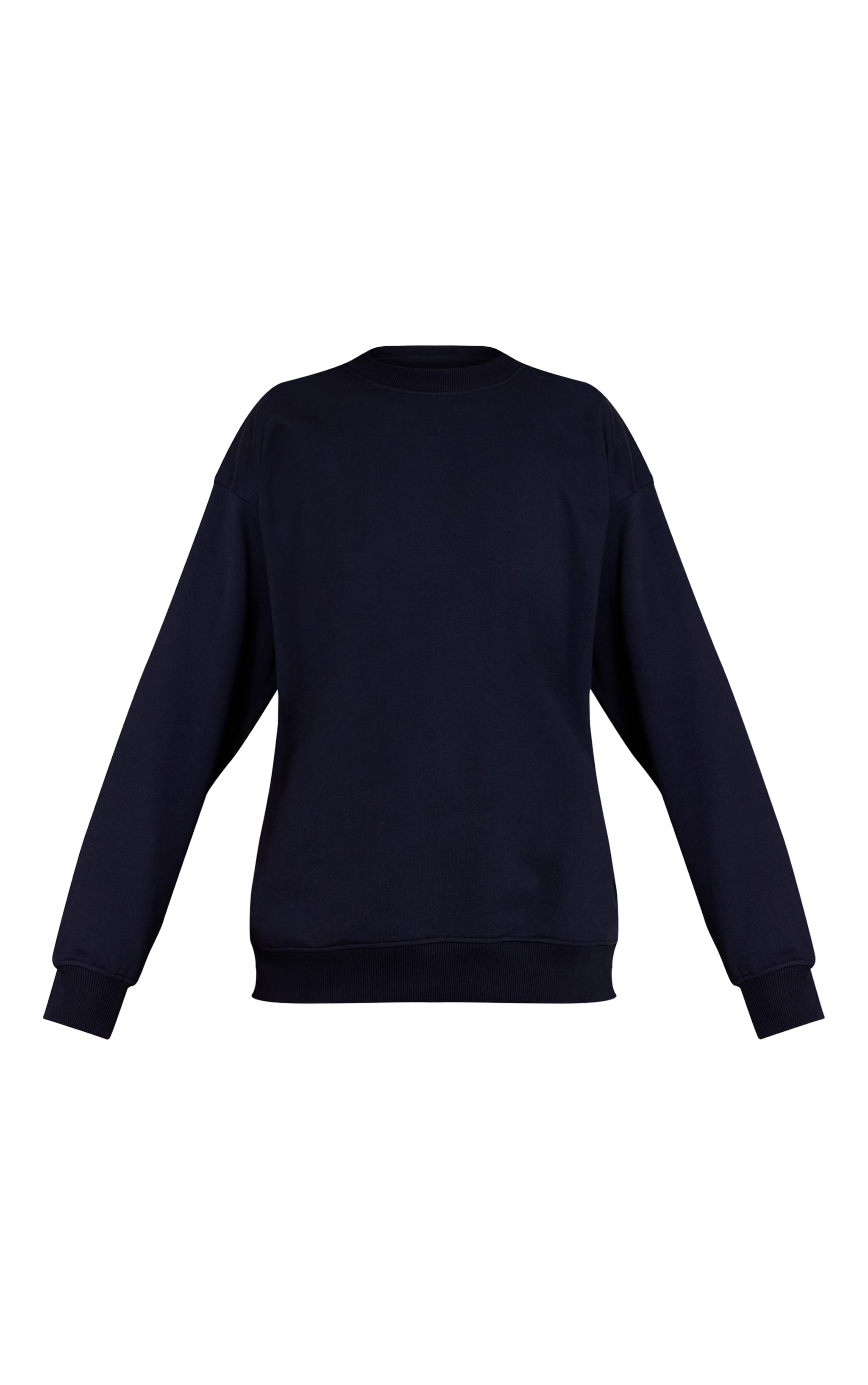 Navy 440 GSM Heavyweight Cotton Loopback Sweatshirt image 5