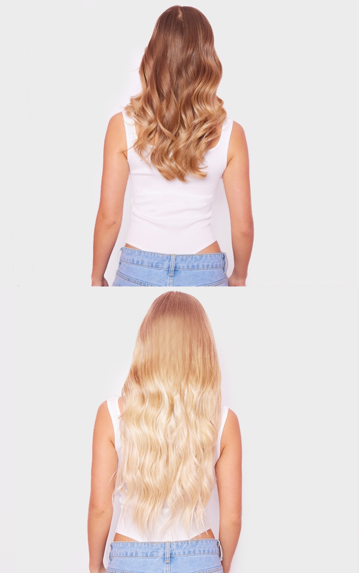 Lullabellz Wave Hair Extensions Light Blonde PrettyLittleThing
