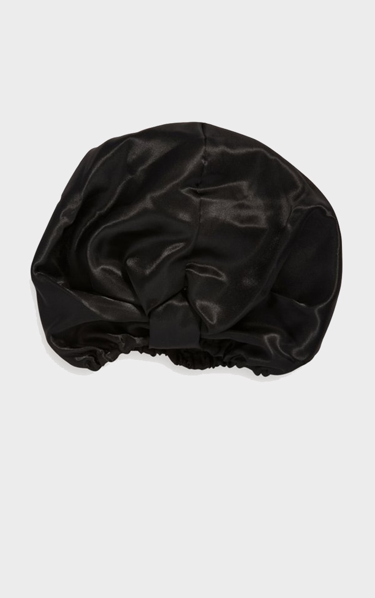 Revolution Haircare Satin Hair Wrap Black image 2