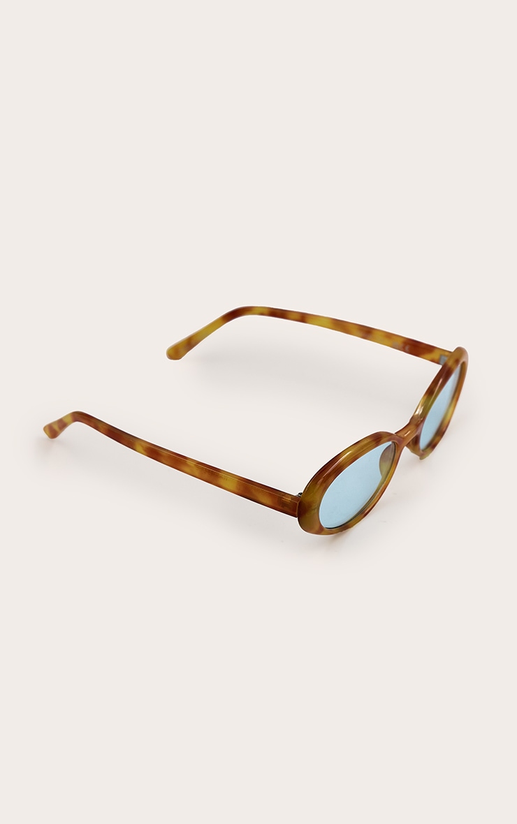 Tortoiseshell Round Sunglasses image 3