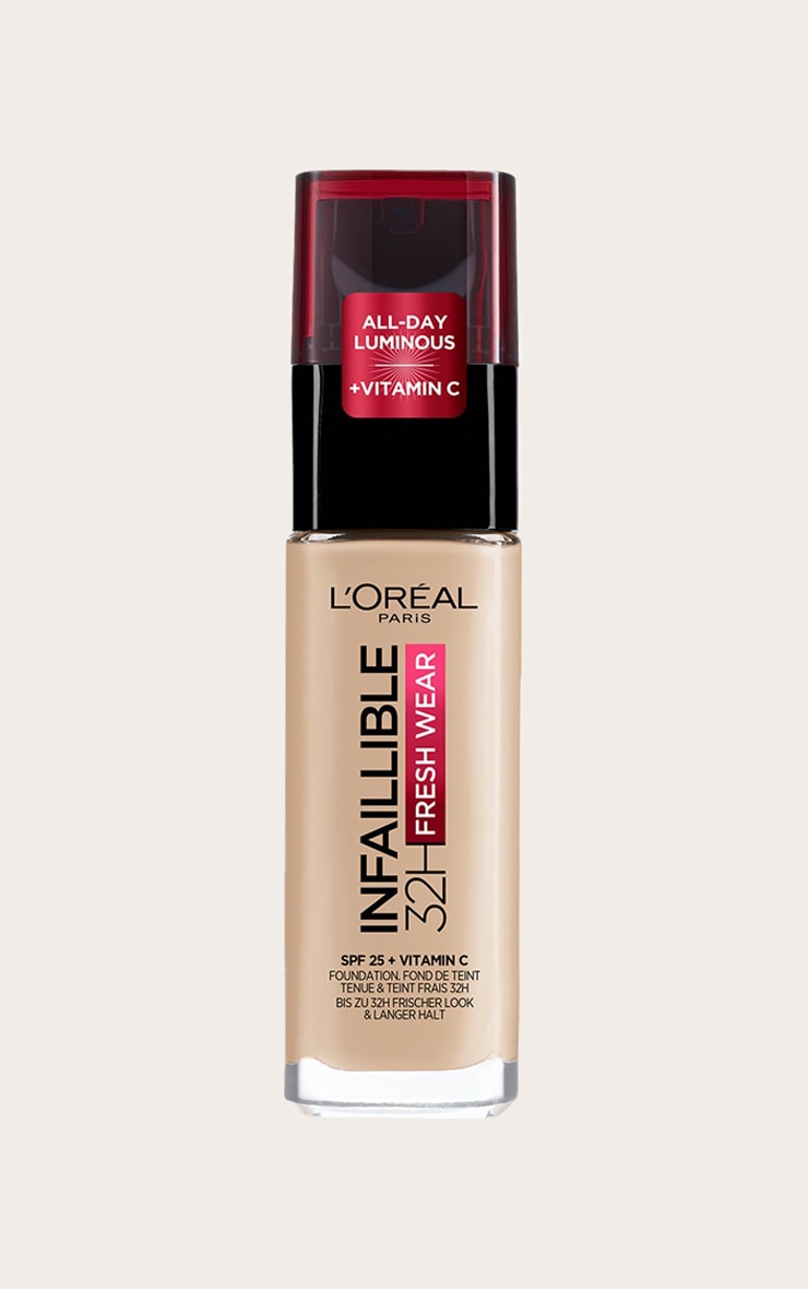 L’Oréal Paris Infallible 32H Fresh Wear Foundation 130 Beige Vitamin C image 1
