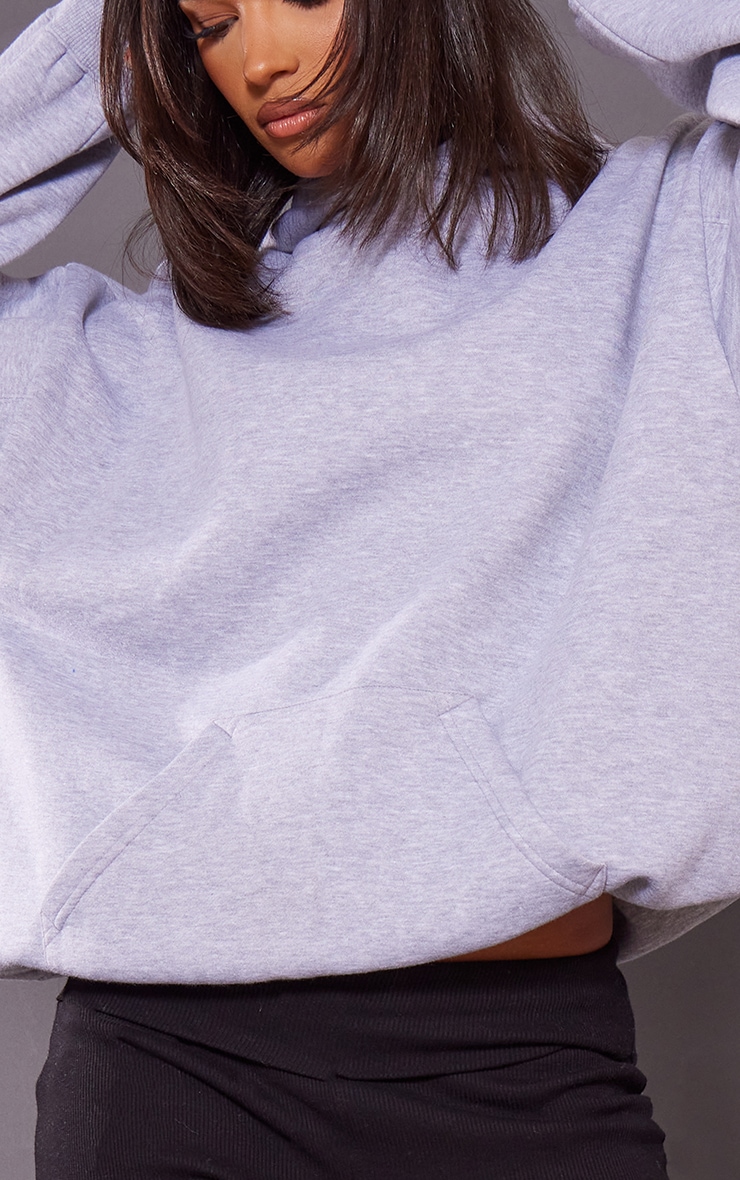お歳暮・冬ギフト特集2025 Elasticated Oversized Marl Grey Hem Sweat | Hoodie ルームウェア・パジャマ