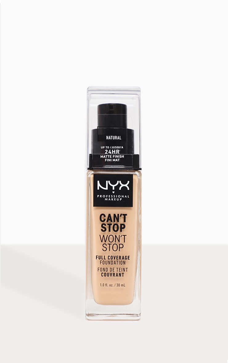NYX Professional Makeup Can't Stop Won't Stop Full Coverage Foundation Natural