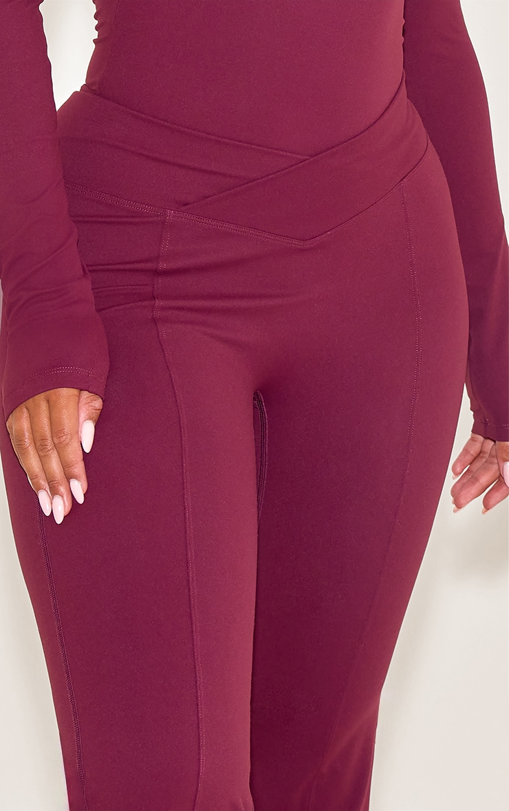 Shape Wine Sculpt Active V Taille Fendue Devant Évasé Pantalon image 4